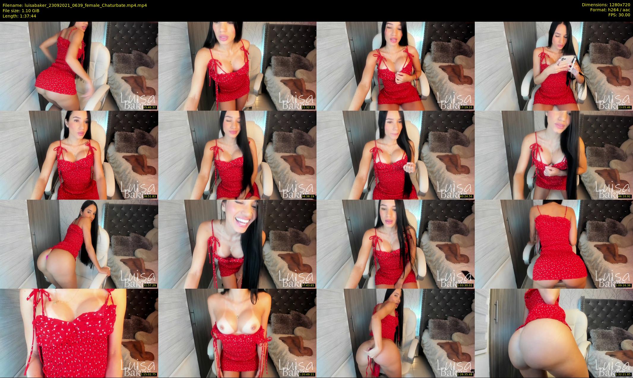 luisabaker — 98 minute Chaturbate female cam show recording, 720p, Sep 23, 2021