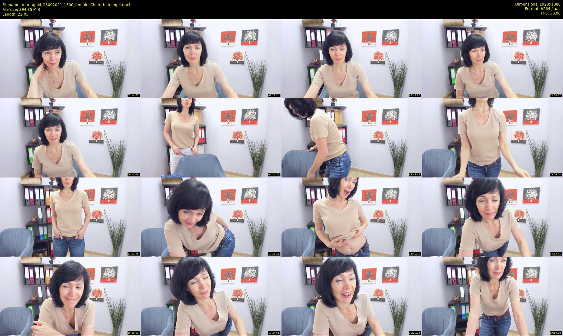 mariagold — 22 minute Chaturbate female cam show recording, 1080p, Sep 23, 2021