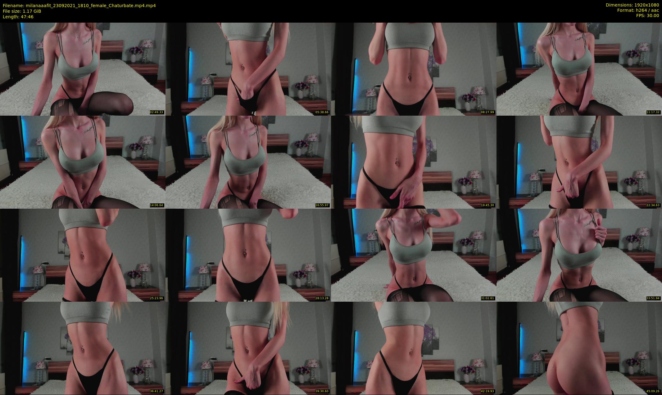 milanaaafit — 48 minute Chaturbate couple cam show recording, 1080p, Sep 23, 2021