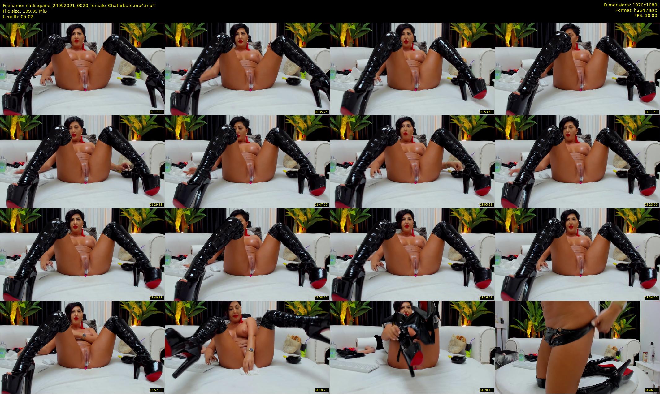 nadiaquine — 6 minute Chaturbate female cam show recording, 1080p, Sep 24, 2021