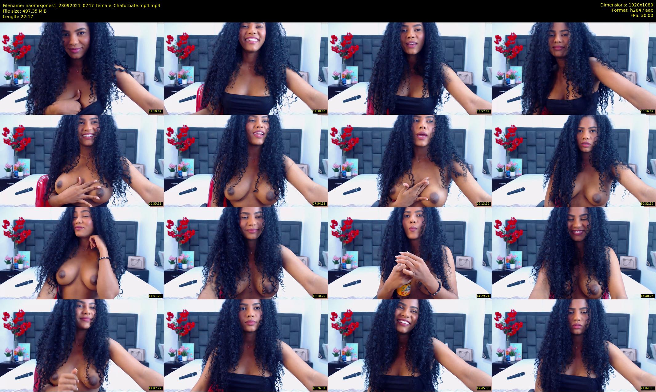 naomixjones1 — 23 minute Chaturbate female cam show recording, 1080p, Sep 23, 2021