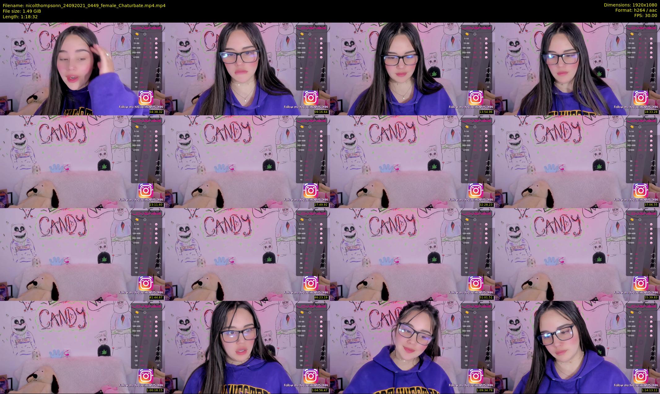 nicolthompsonn — 79 minute Chaturbate female cam show recording, 1080p, Sep 24, 2021
