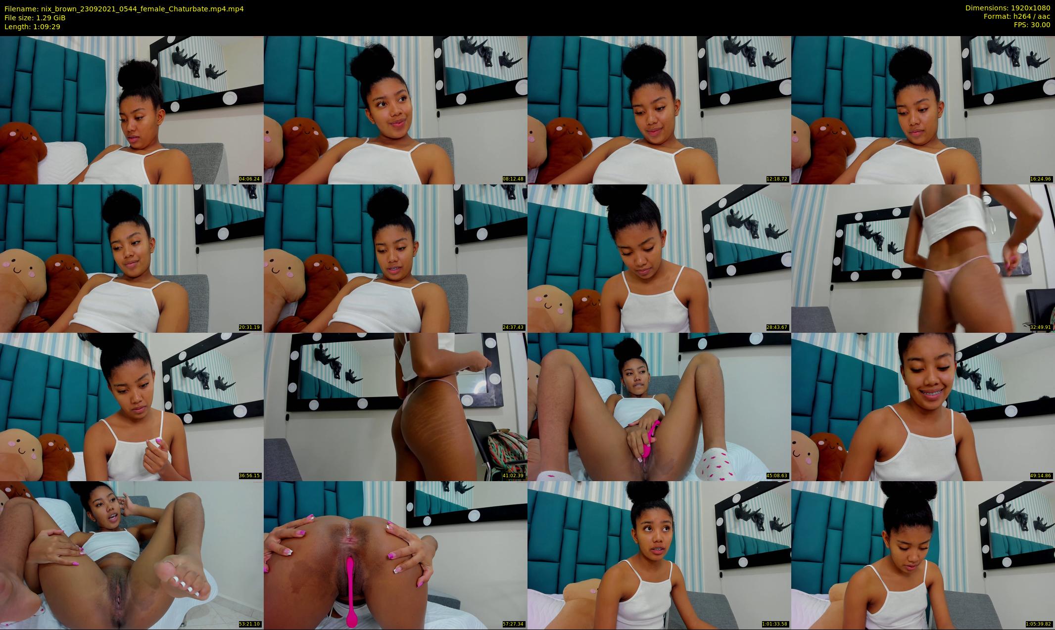 nix_brown — 70 minute Chaturbate female cam show recording, 1080p, Sep 23, 2021