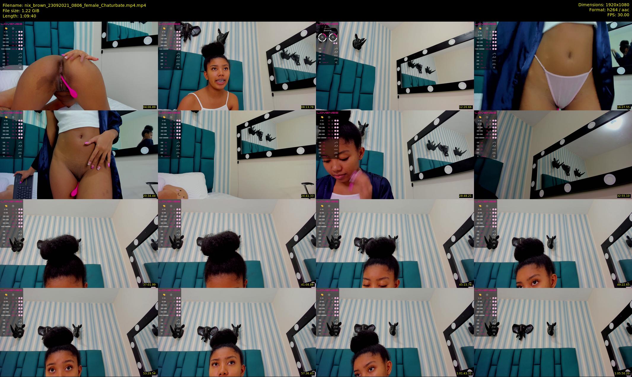 nix_brown — 70 minute Chaturbate female cam show recording, 1080p, Sep 23, 2021