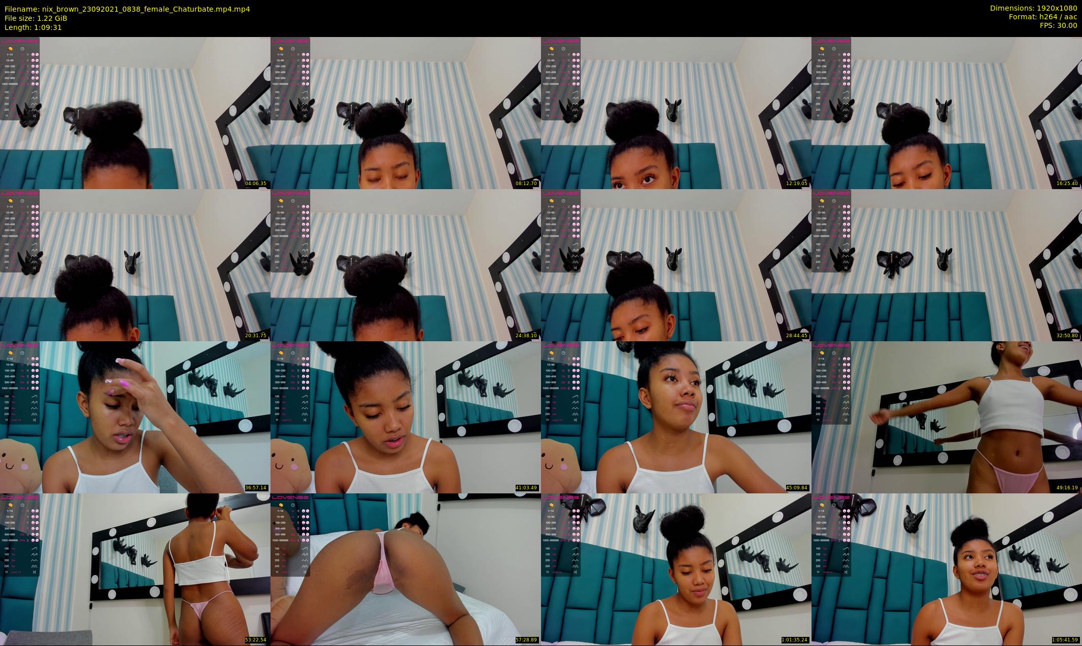 nix_brown — 70 minute Chaturbate female cam show recording, 1080p, Sep 23, 2021
