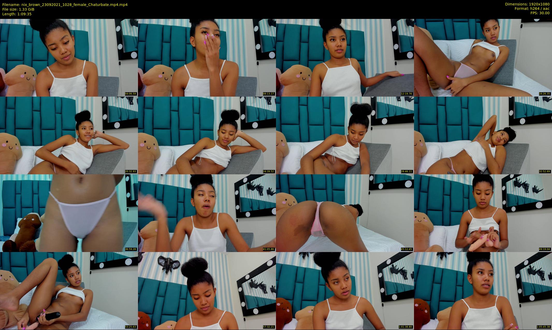 nix_brown — 70 minute Chaturbate female cam show recording, 1080p, Sep 23, 2021