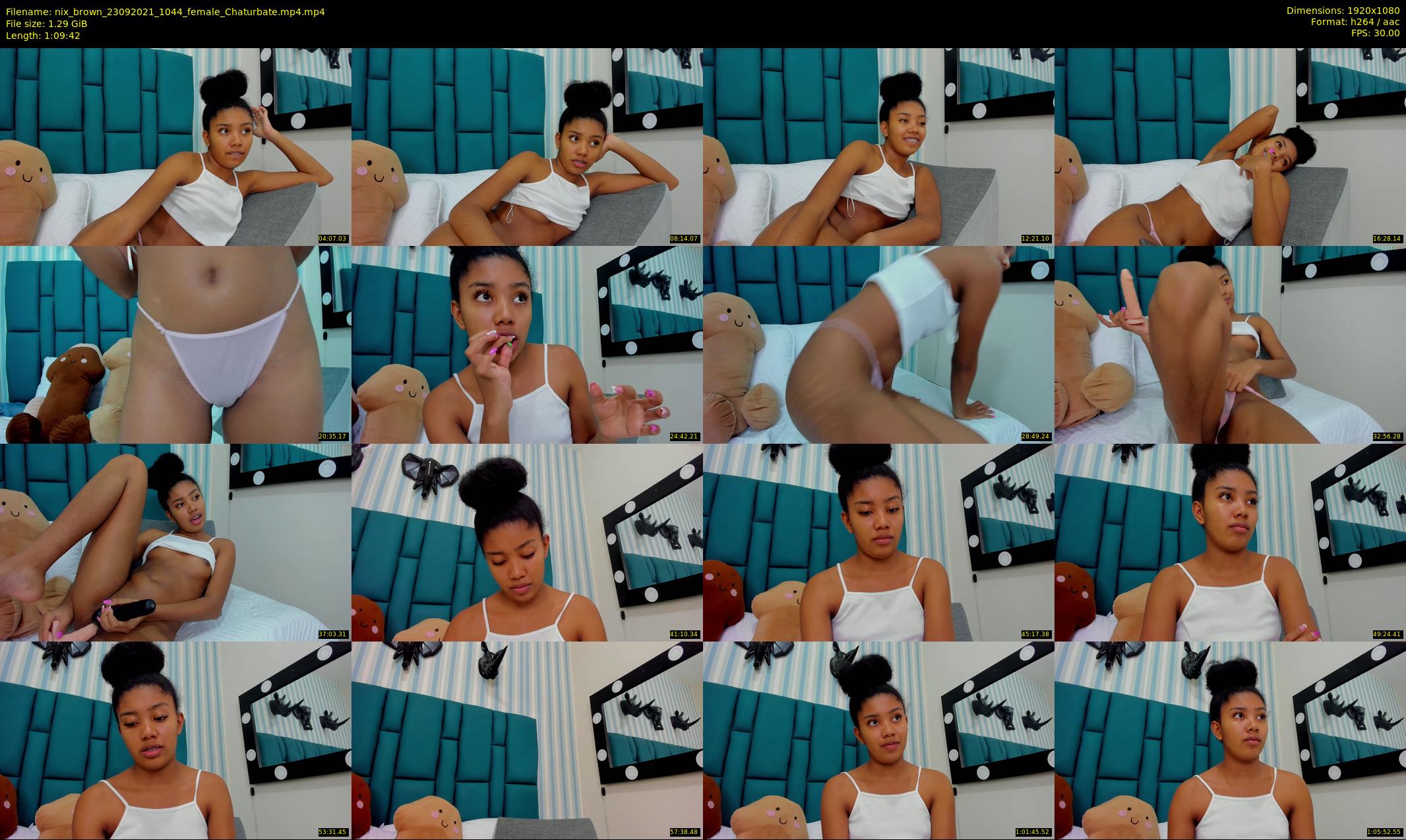 nix_brown — 70 minute Chaturbate female cam show recording, 1080p, Sep 23, 2021