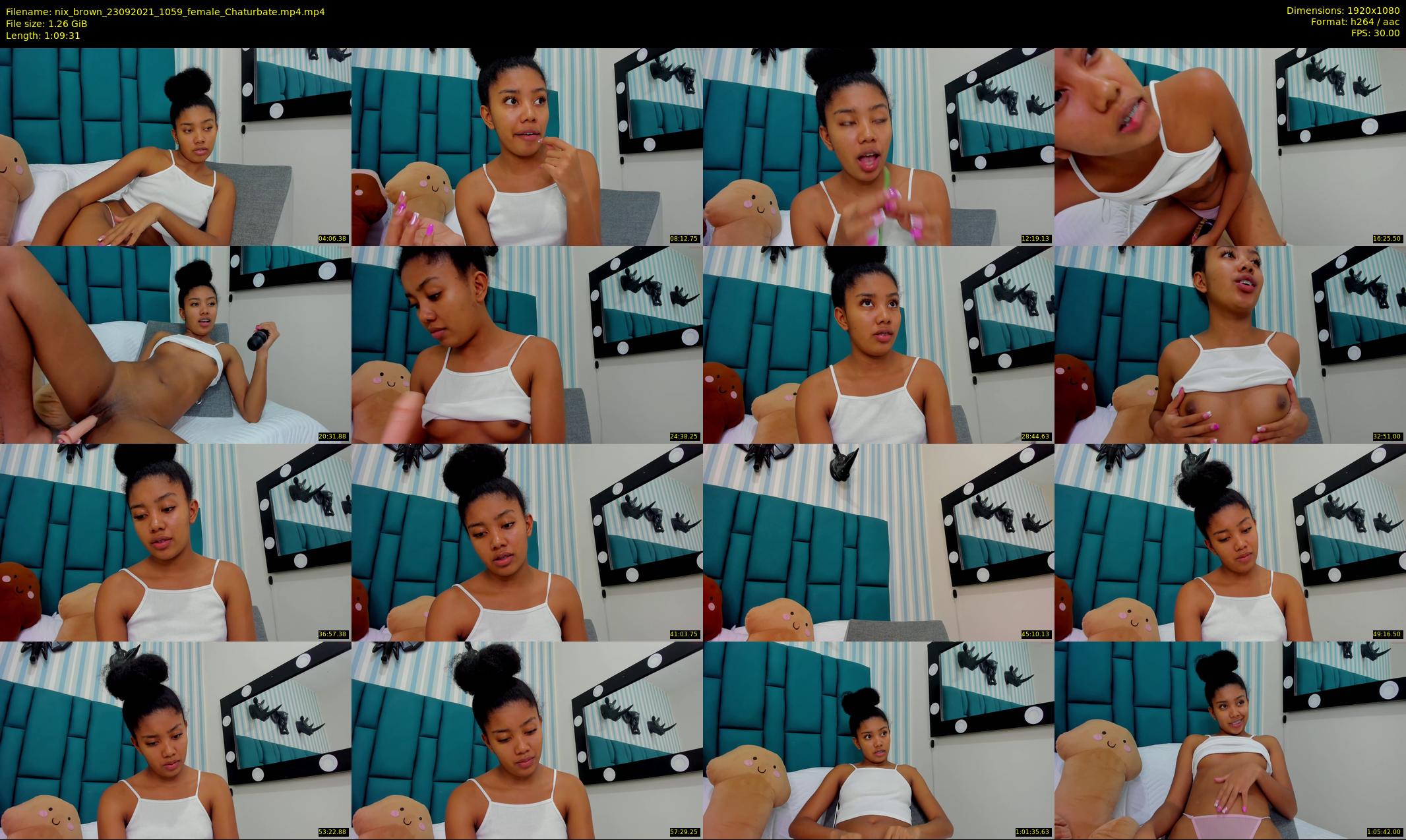 nix_brown — 70 minute Chaturbate female cam show recording, 1080p, Sep 23, 2021