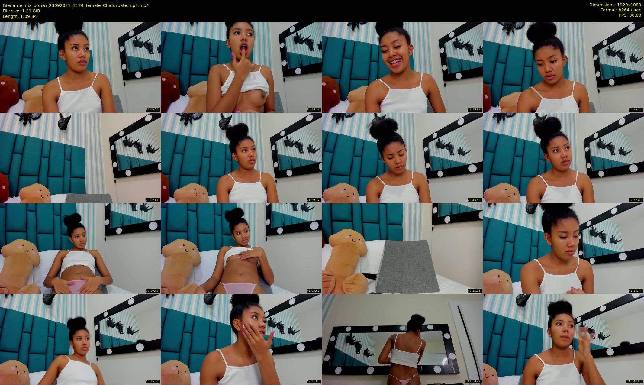 nix_brown — 70 minute Chaturbate female cam show recording, 1080p, Sep 23, 2021