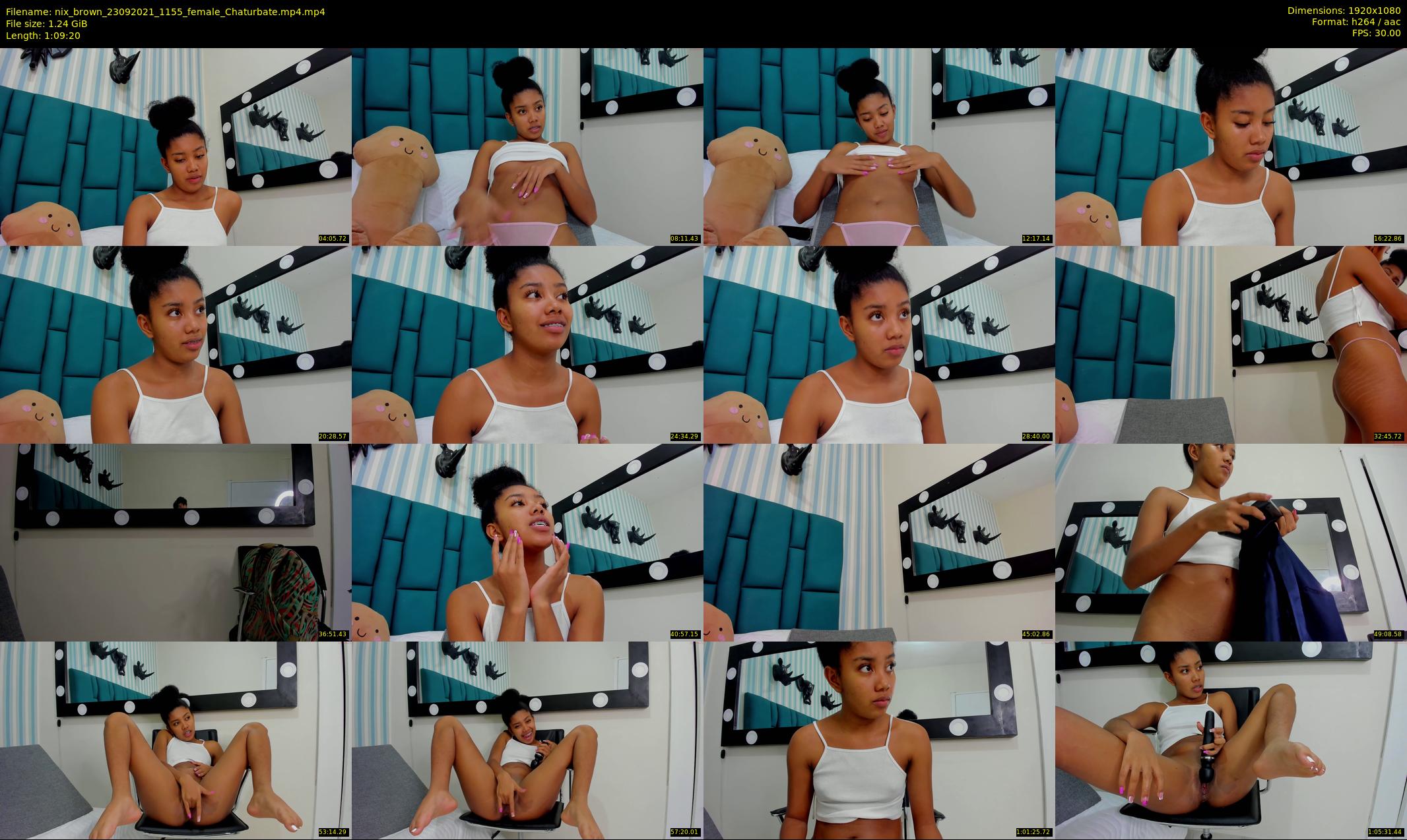 nix_brown — 70 minute Chaturbate female cam show recording, 1080p, Sep 23, 2021