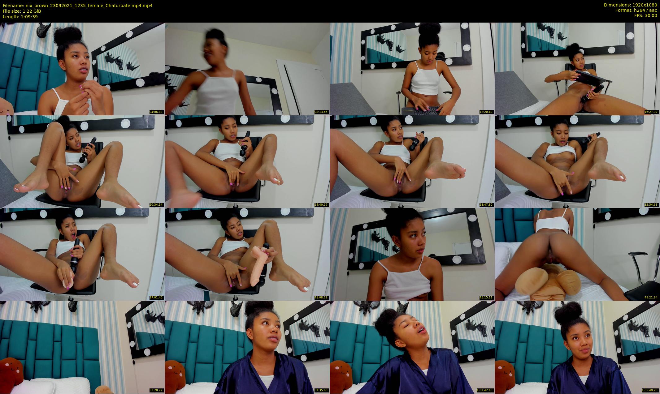 nix_brown — 70 minute Chaturbate female cam show recording, 1080p, Sep 23, 2021