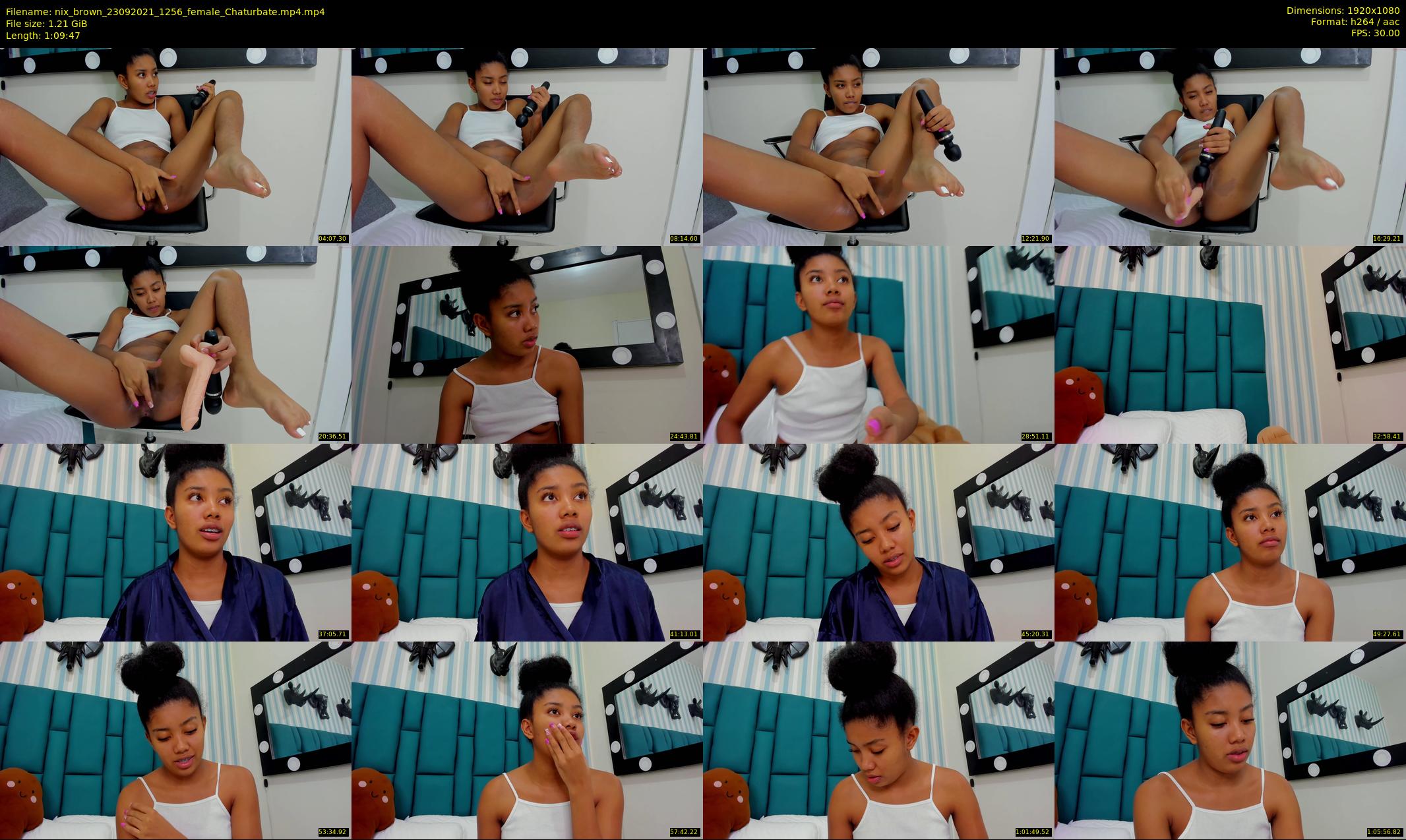 nix_brown — 70 minute Chaturbate female cam show recording, 1080p, Sep 23, 2021