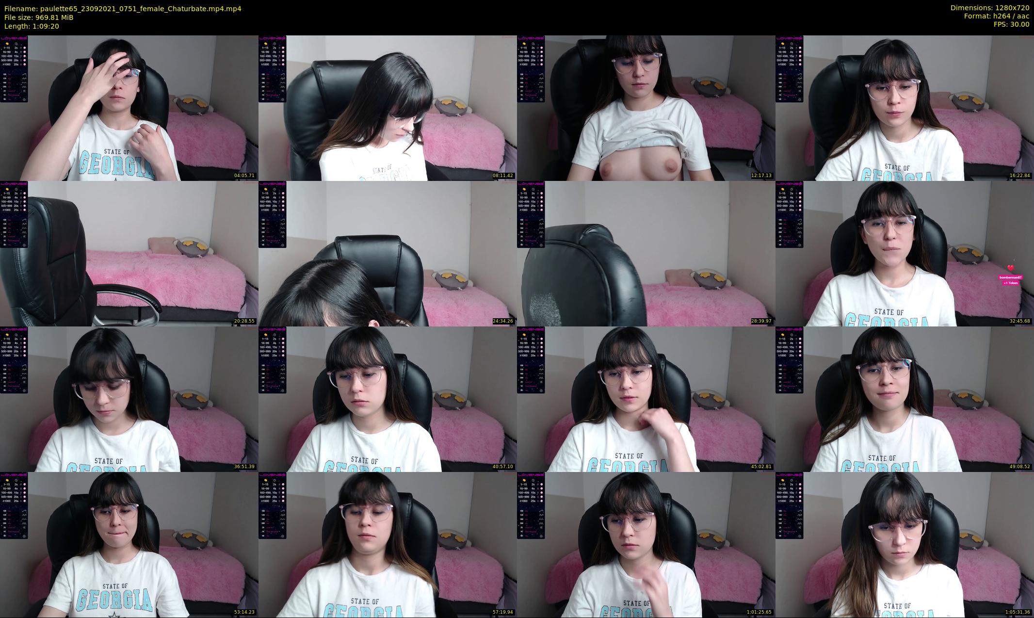 paulette65 — 70 minute Chaturbate female cam show recording, 720p, Sep 23, 2021