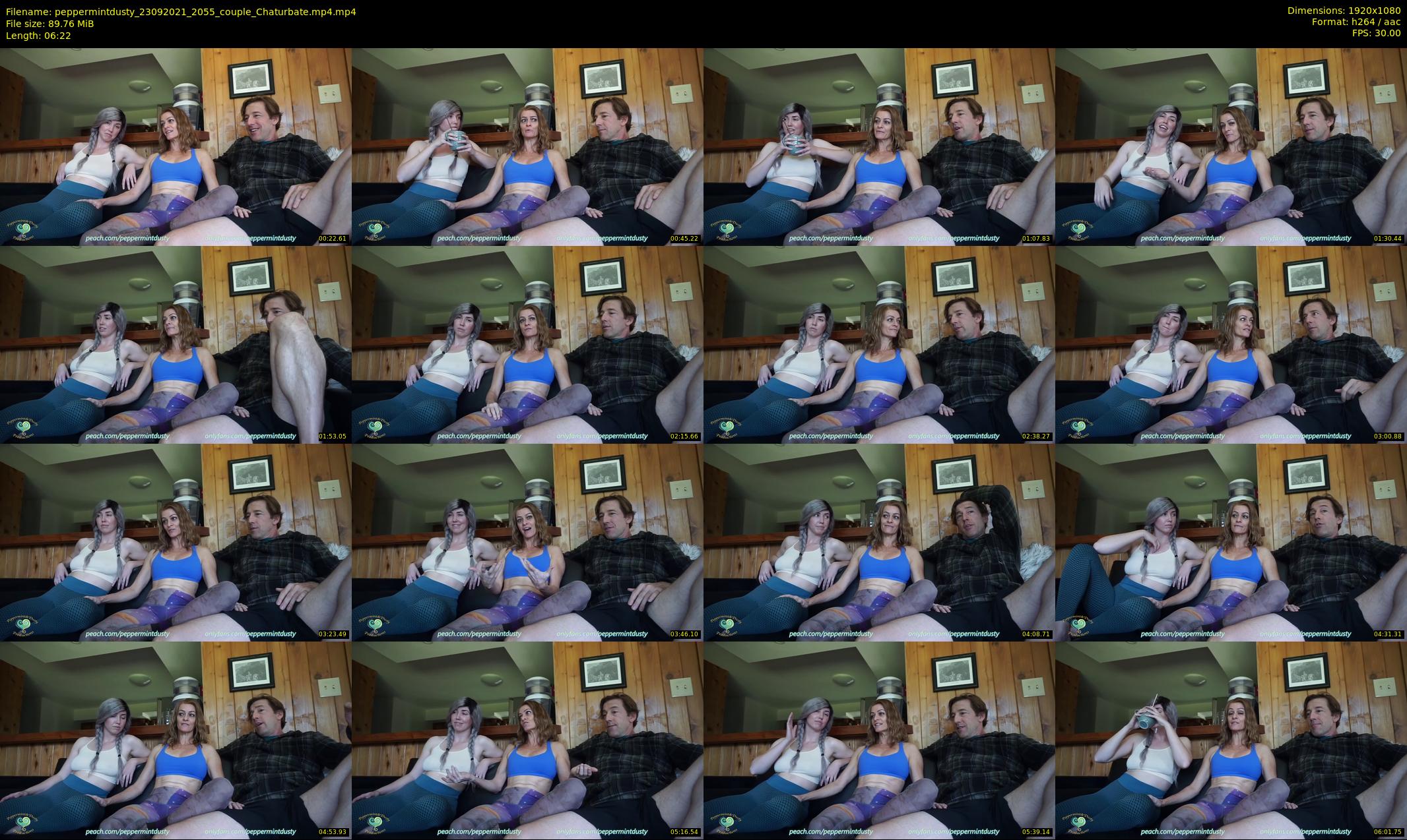 peppermintdusty — 7 minute Chaturbate couple cam show recording, 1080p, Sep 23, 2021