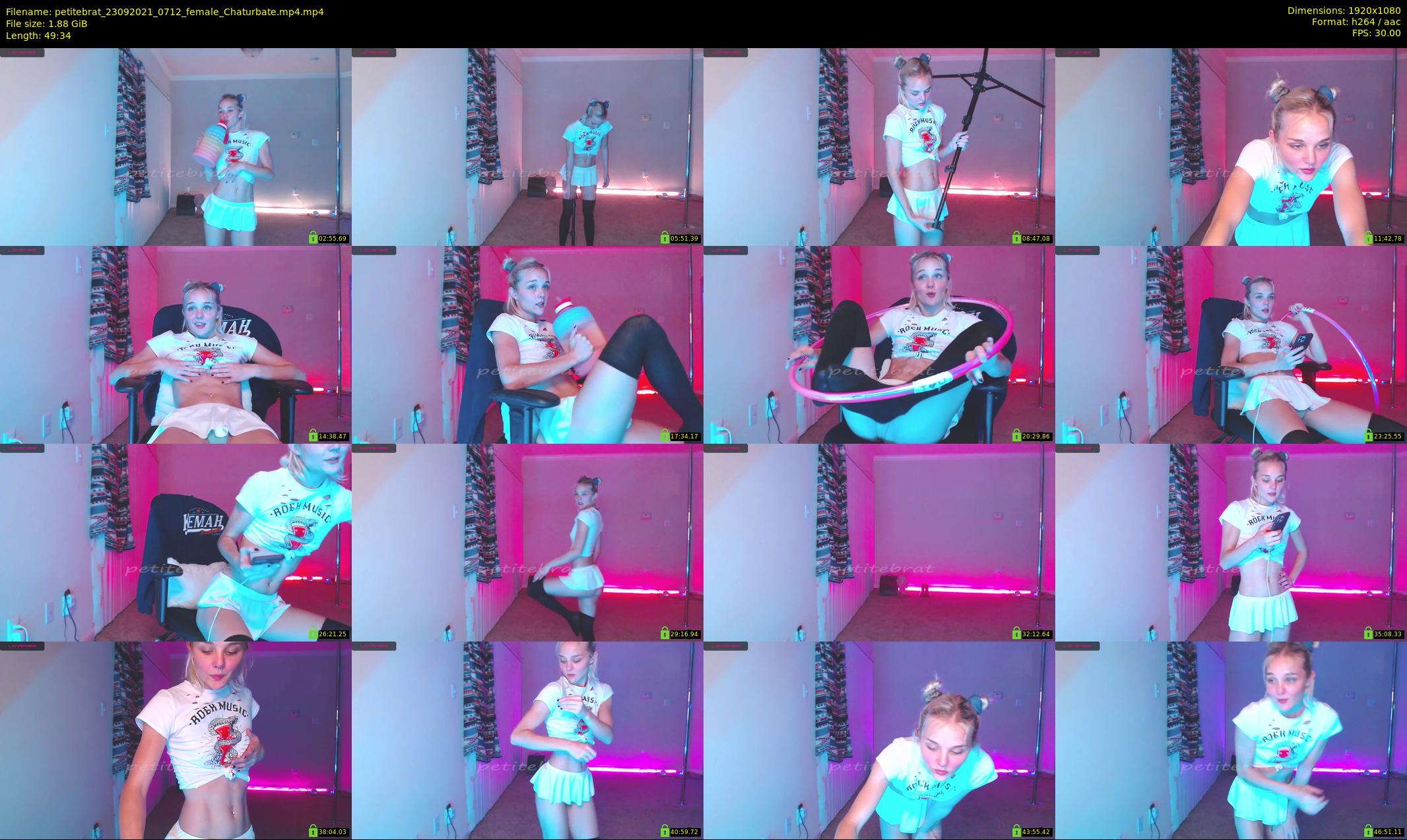 petitebrat — 50 minute Chaturbate female cam show recording, 1080p, Sep 23, 2021