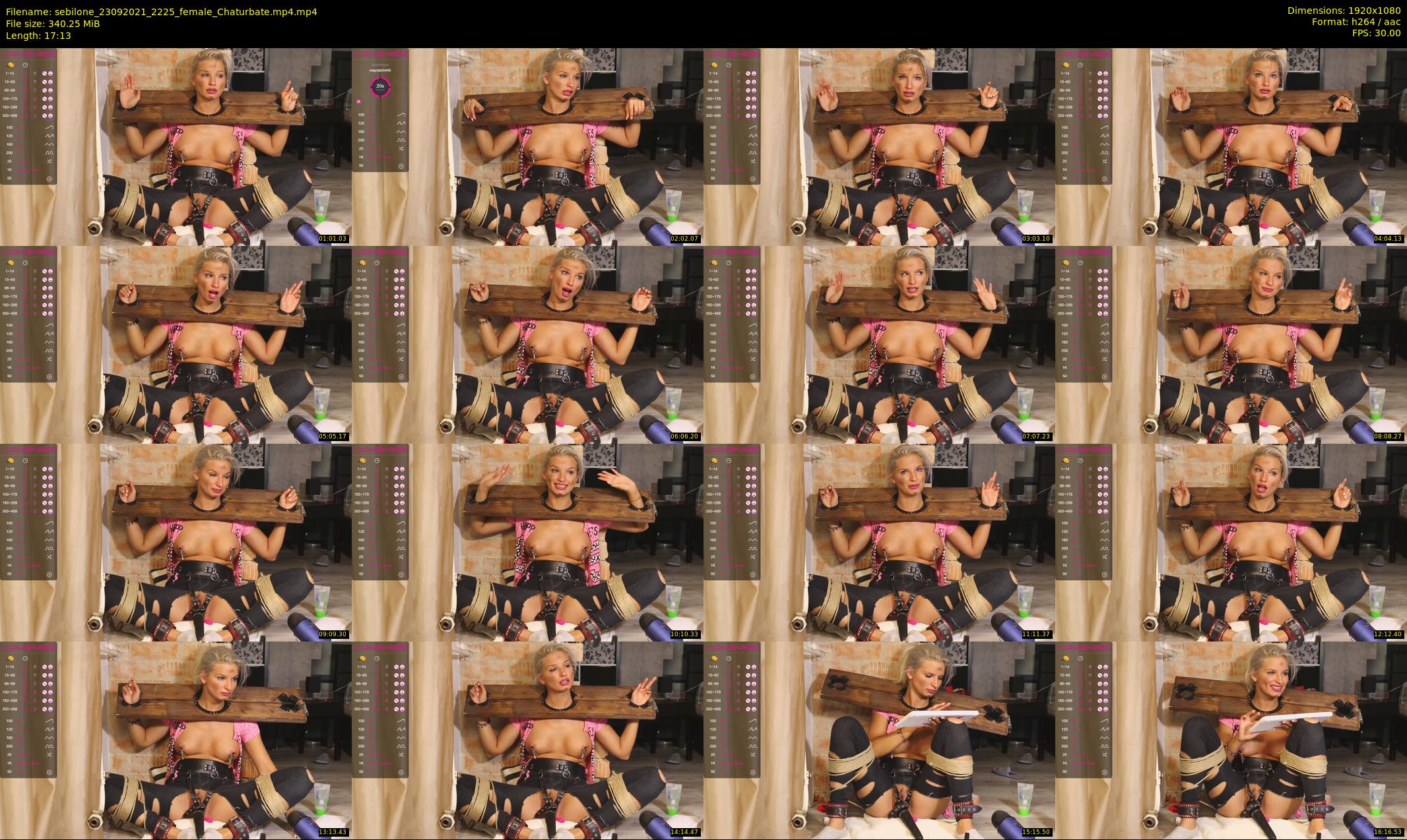 sebilone — 18 minute Chaturbate couple cam show recording, 1080p, Sep 23, 2021