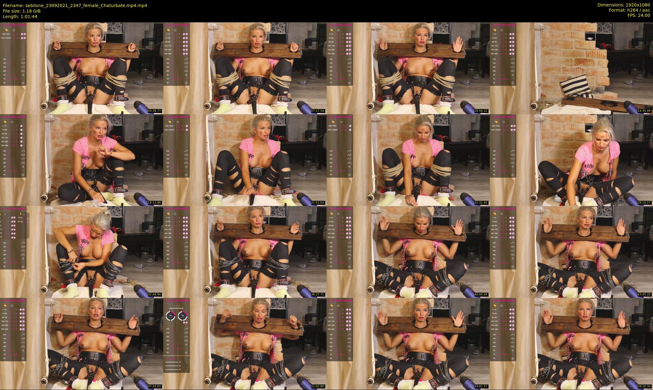 sebilone — 62 minute Chaturbate couple cam show recording, 1080p, Sep 23, 2021