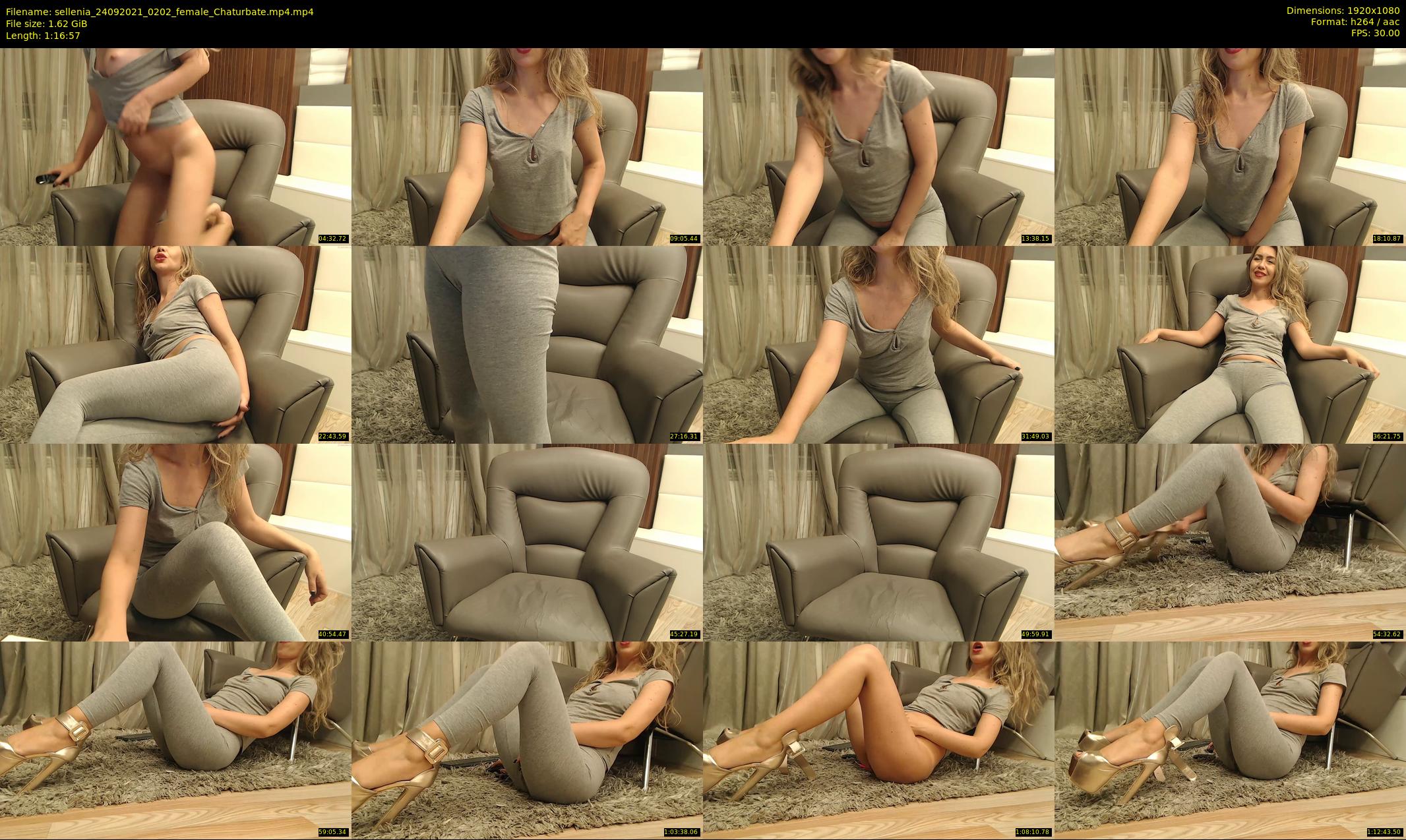 sellenia — 77 minute Chaturbate female cam show recording, 1080p, Sep 24, 2021