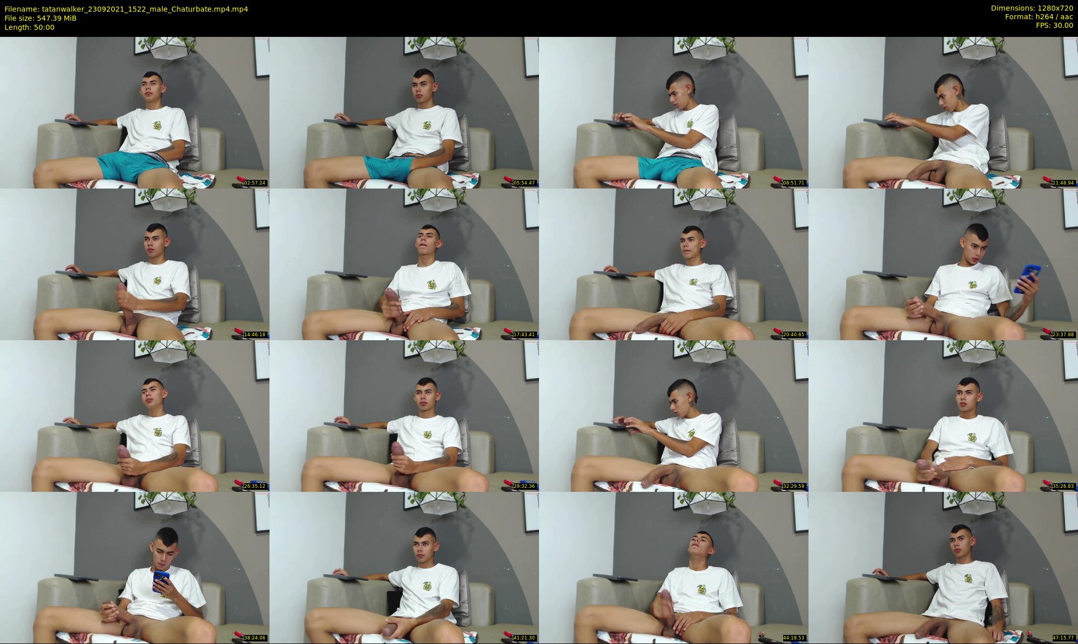 tatanwalker — 50 minute Chaturbate male cam show recording, 720p, Sep 23, 2021