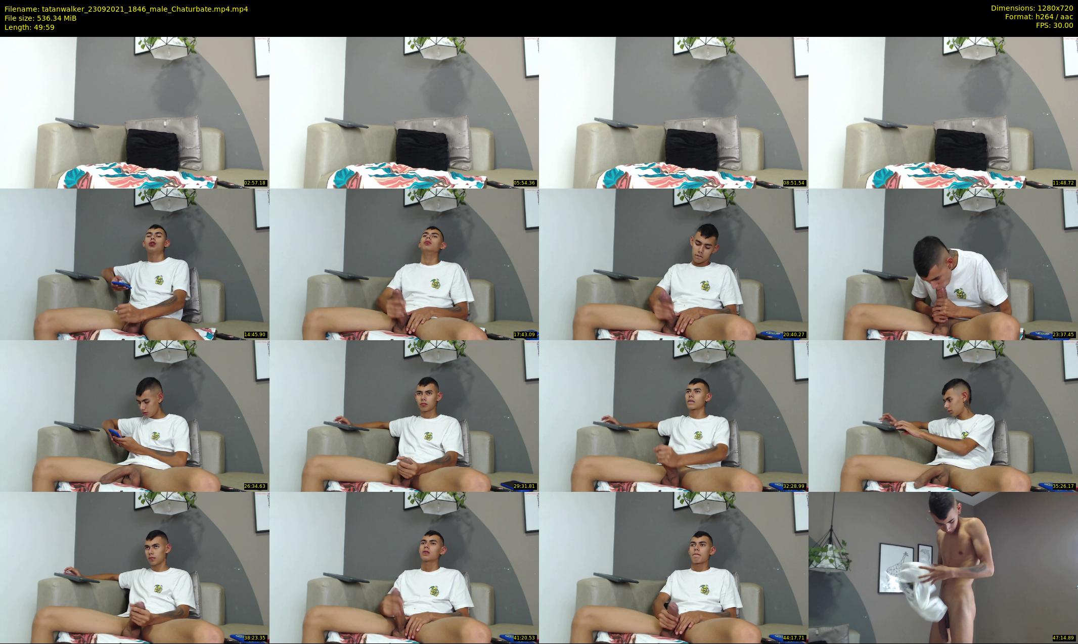tatanwalker — 50 minute Chaturbate male cam show recording, 720p, Sep 23, 2021