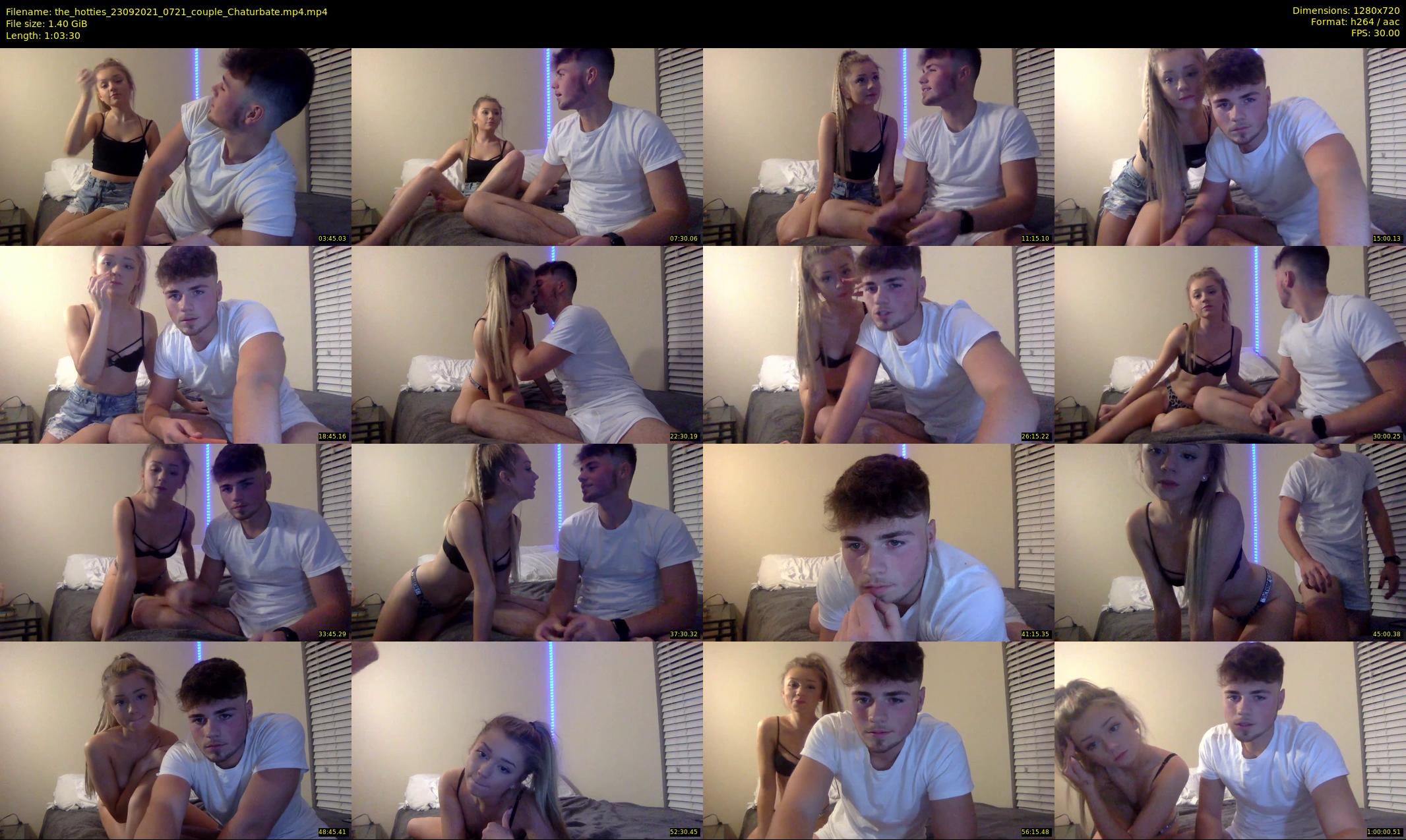 the_hotties — 64 minute Chaturbate couple cam show recording, 720p, Sep 23, 2021