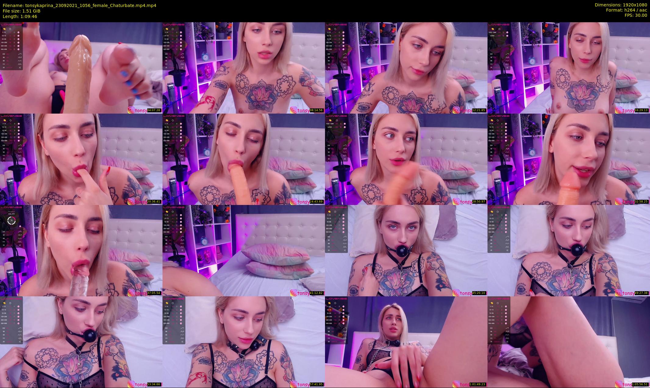 tonsykaprina — 70 minute Chaturbate couple cam show recording, 1080p, Sep 23, 2021