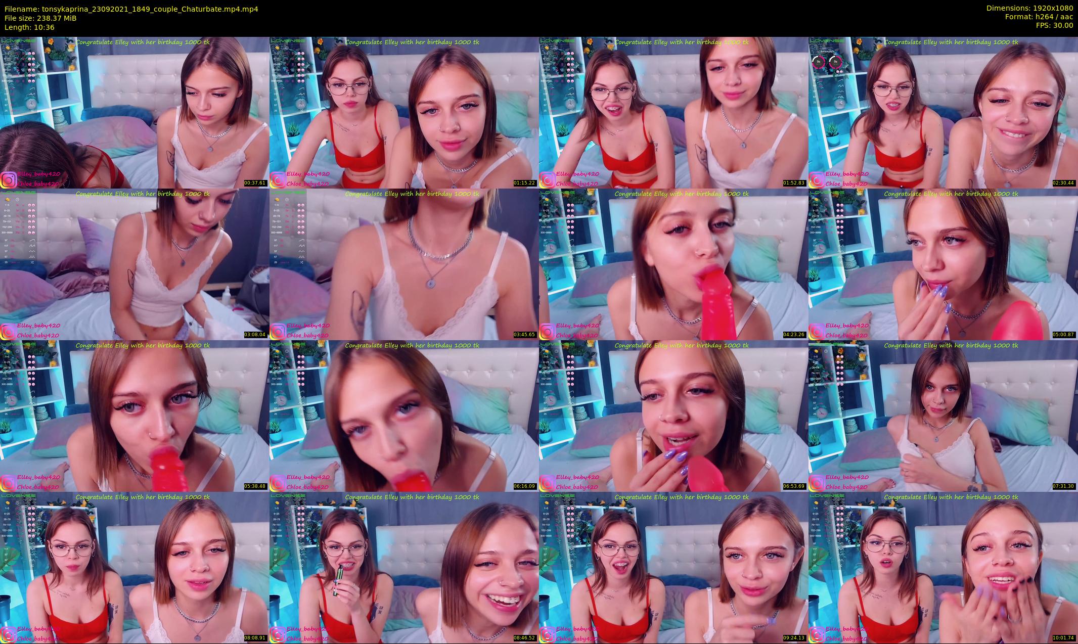 tonsykaprina — 11 minute Chaturbate couple cam show recording, 1080p, Sep 23, 2021