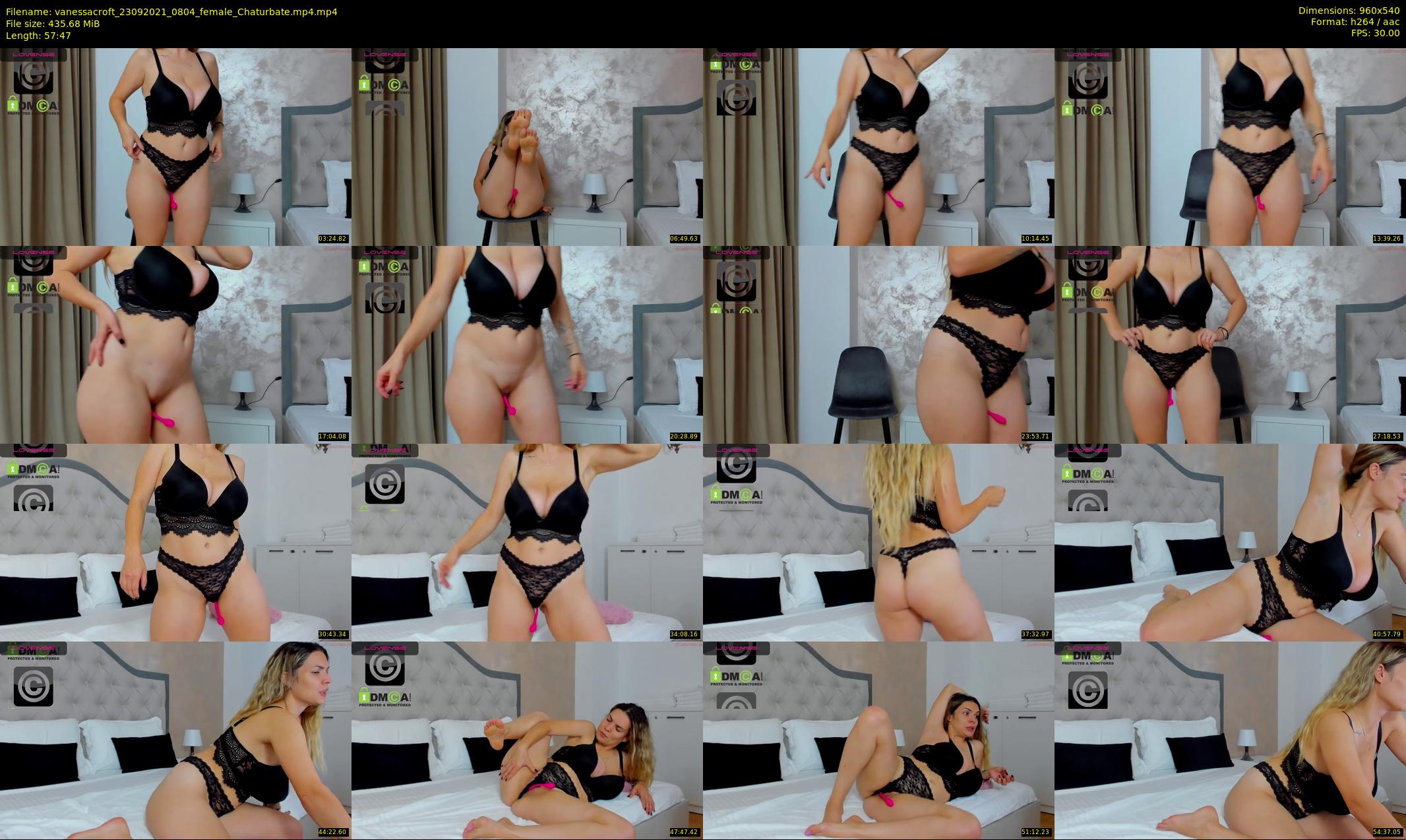 vanessacroft — 58 minute Chaturbate female cam show recording, 480p, Sep 23, 2021