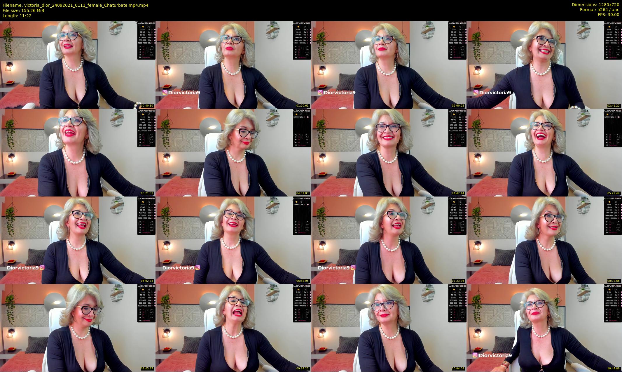 victoria_dior — 12 minute Chaturbate female cam show recording, 720p, Sep 24, 2021