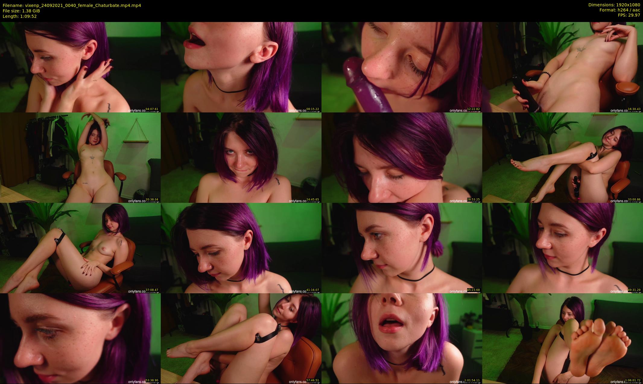 vixenp — 70 minute Chaturbate female cam show recording, 1080p, Sep 24, 2021
