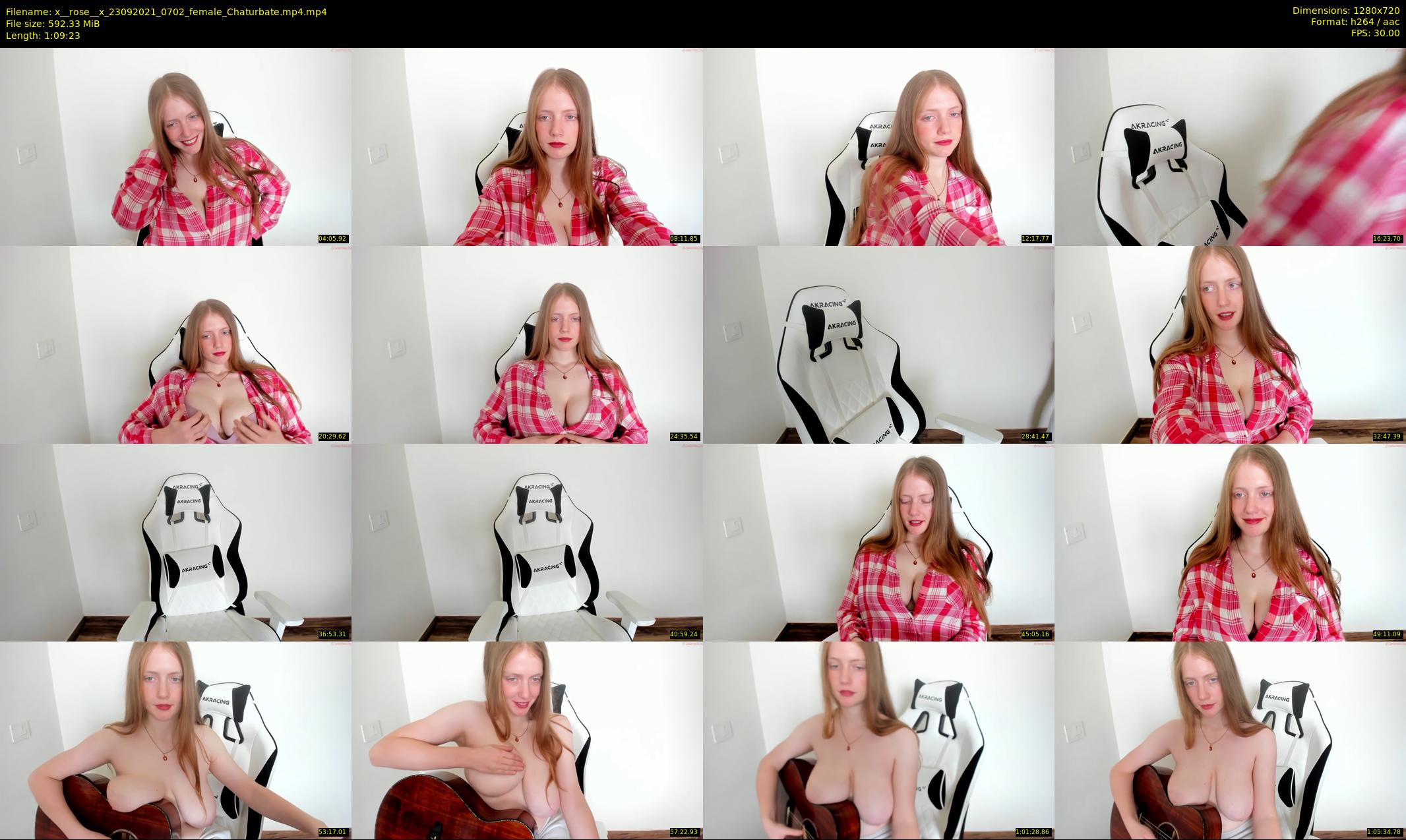 x__rose__x — 70 minute Chaturbate female cam show recording, 720p, Sep 23, 2021