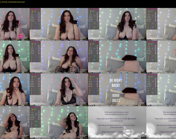 xoxojules — 38 minute Chaturbate female cam show recording, 720p, Sep 23, 2021