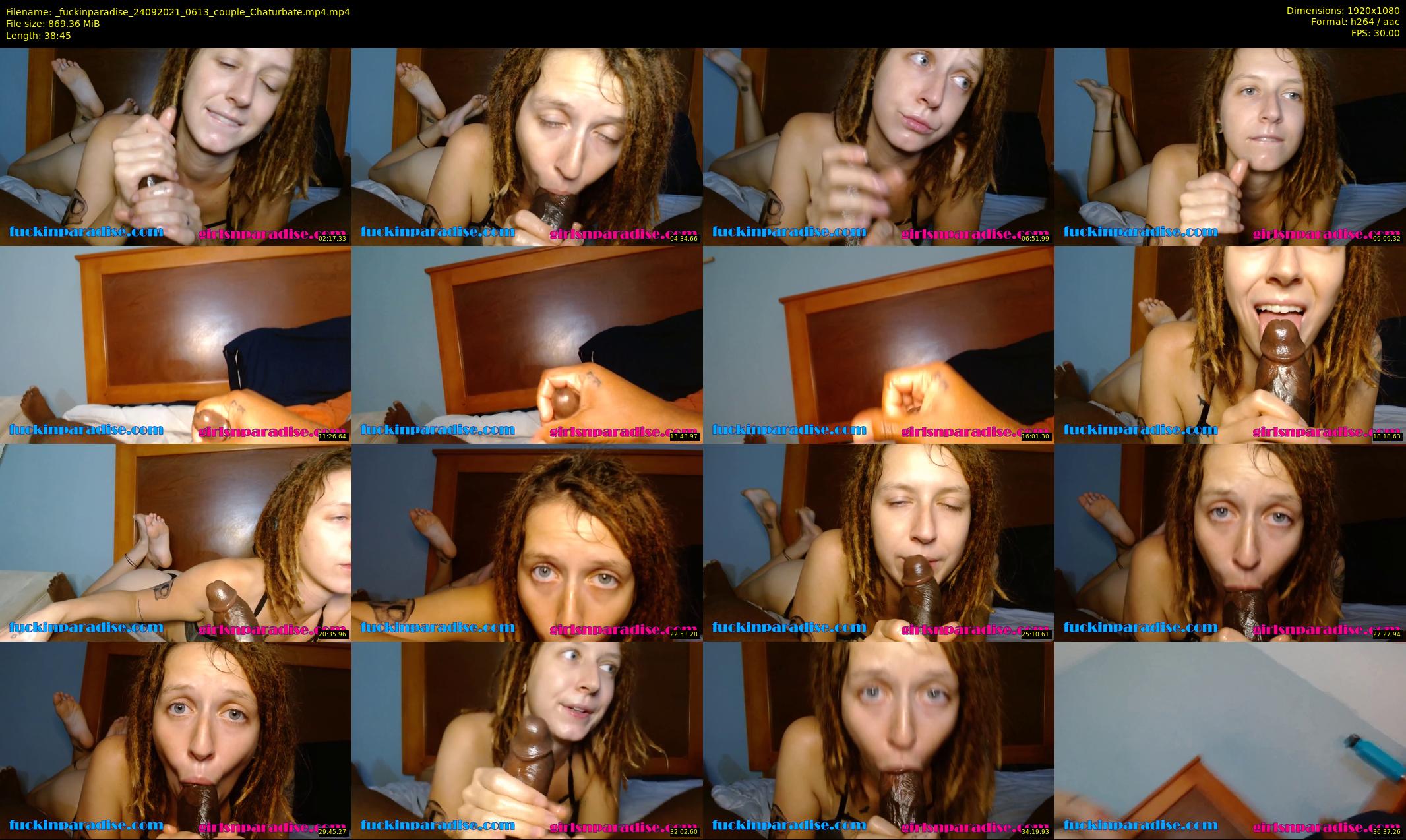 _fuckinparadise — 39 minute Chaturbate couple cam show recording, 1080p, Sep 24, 2021