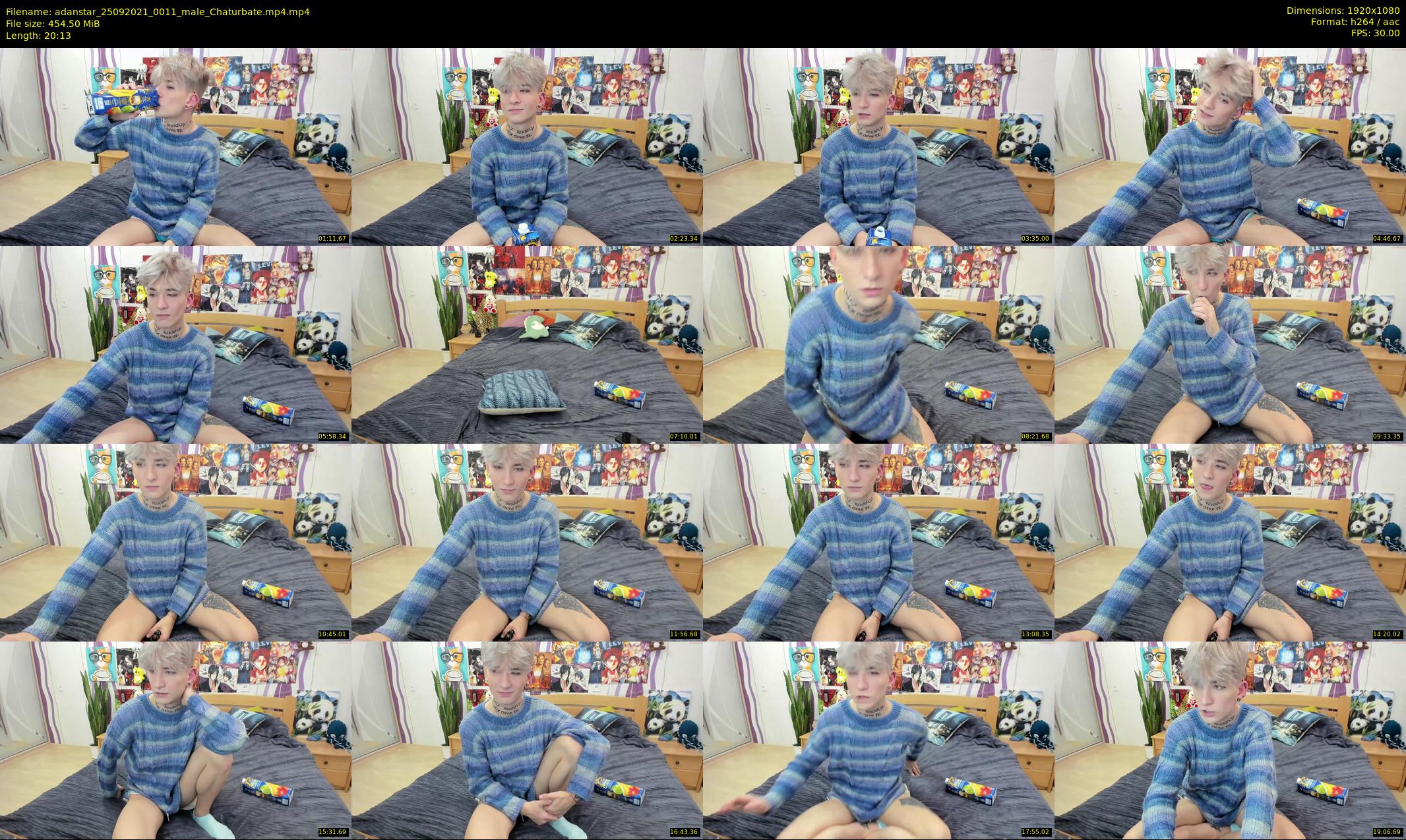 adanstar — 21 minute Chaturbate male cam show recording, 1080p, Sep 25, 2021
