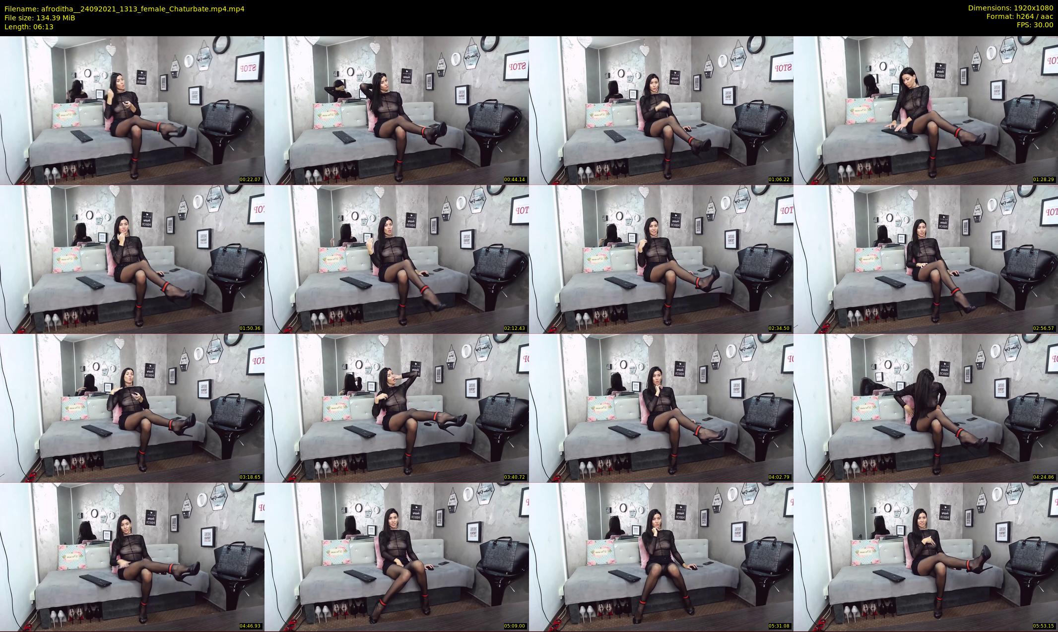 afroditha_ — 7 minute Chaturbate female cam show recording, 1080p, Sep 24, 2021