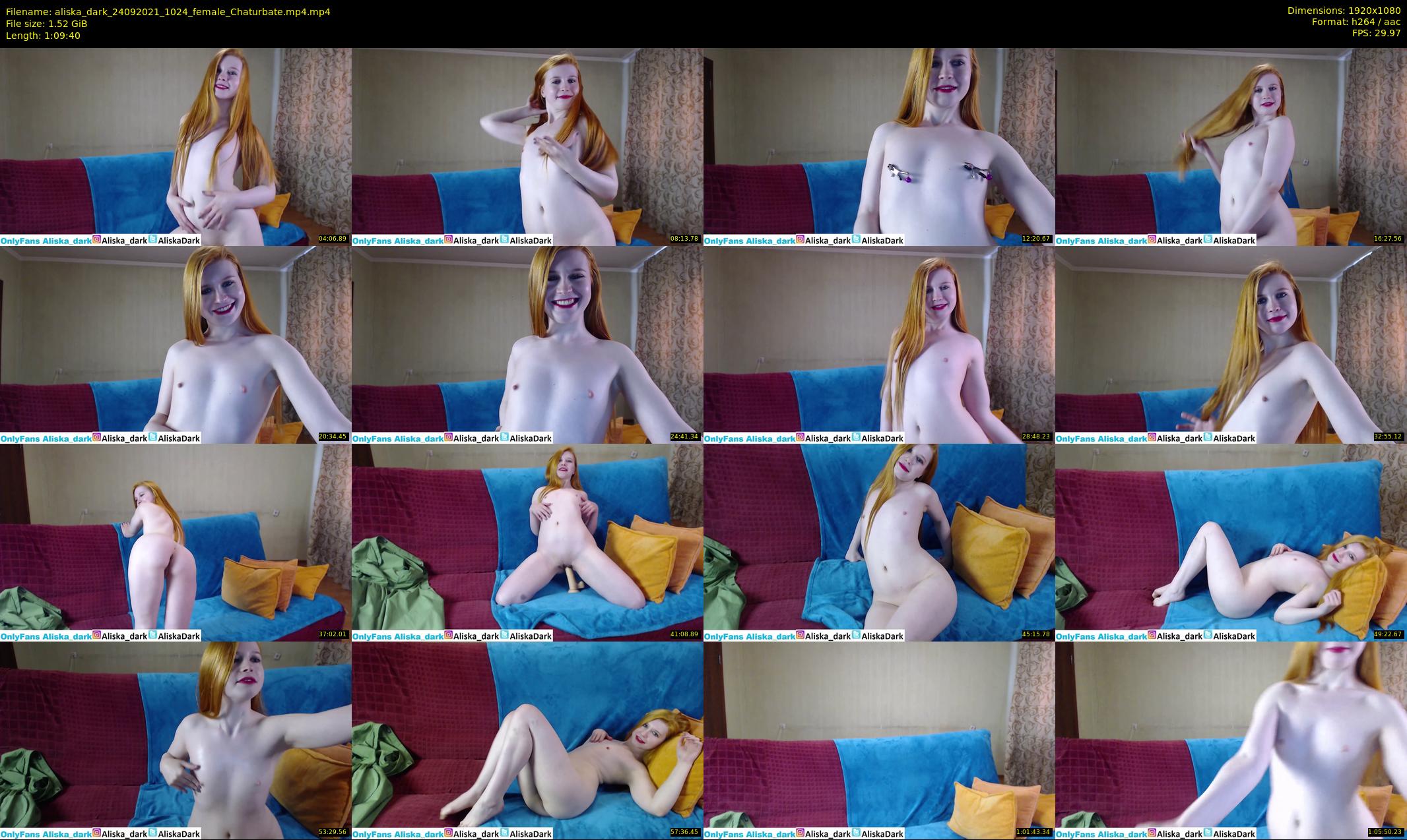 aliska_dark — 70 minute Chaturbate female cam show recording, 1080p, Sep 24, 2021