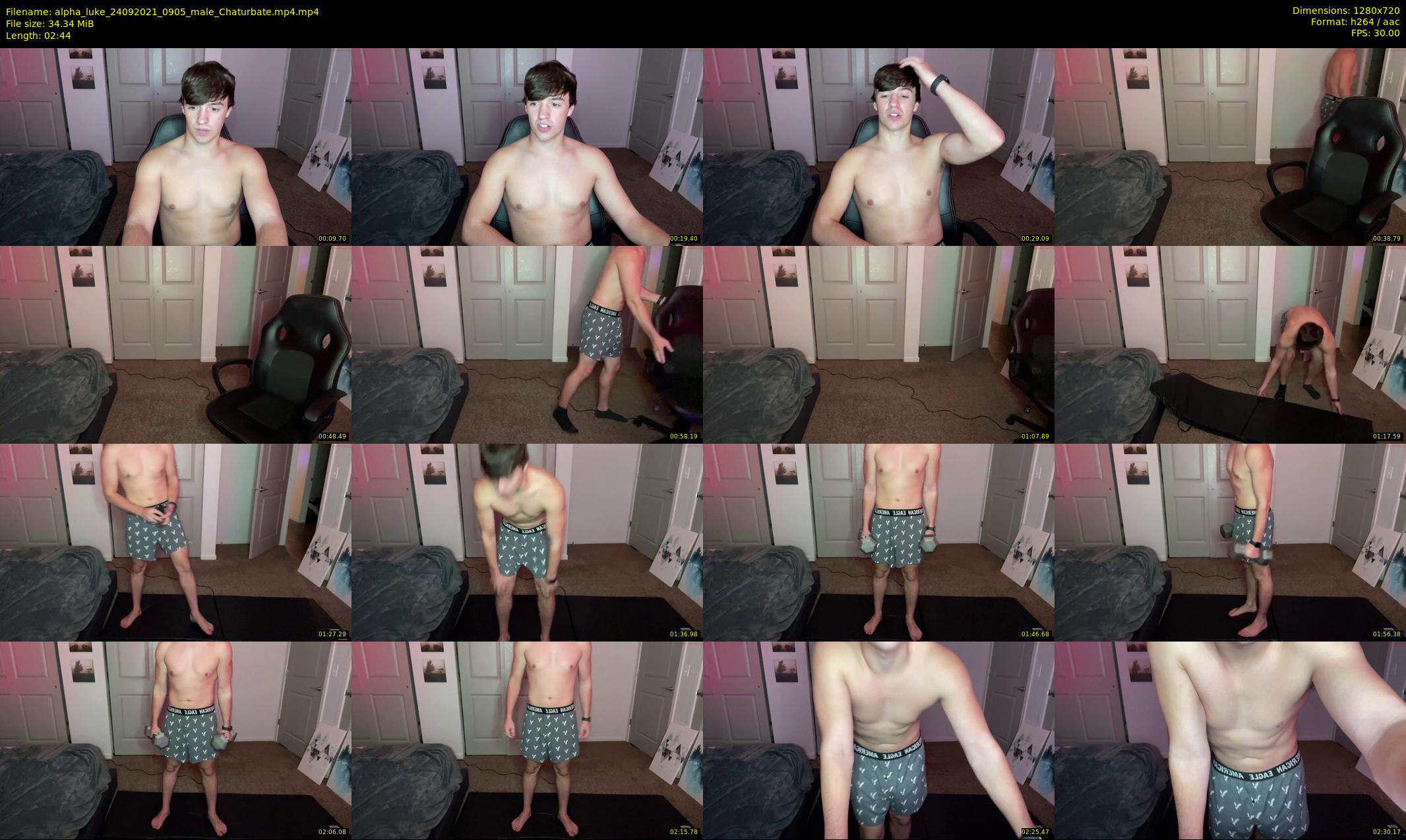 alpha_luke — 3 minute Chaturbate male cam show recording, 720p, Sep 24, 2021