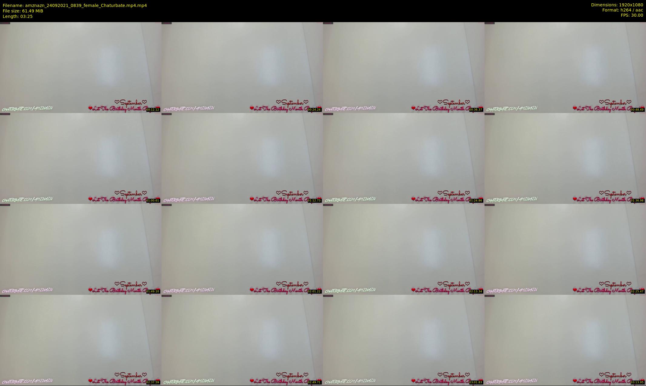amznazn — 4 minute Chaturbate female cam show recording, 1080p, Sep 24, 2021