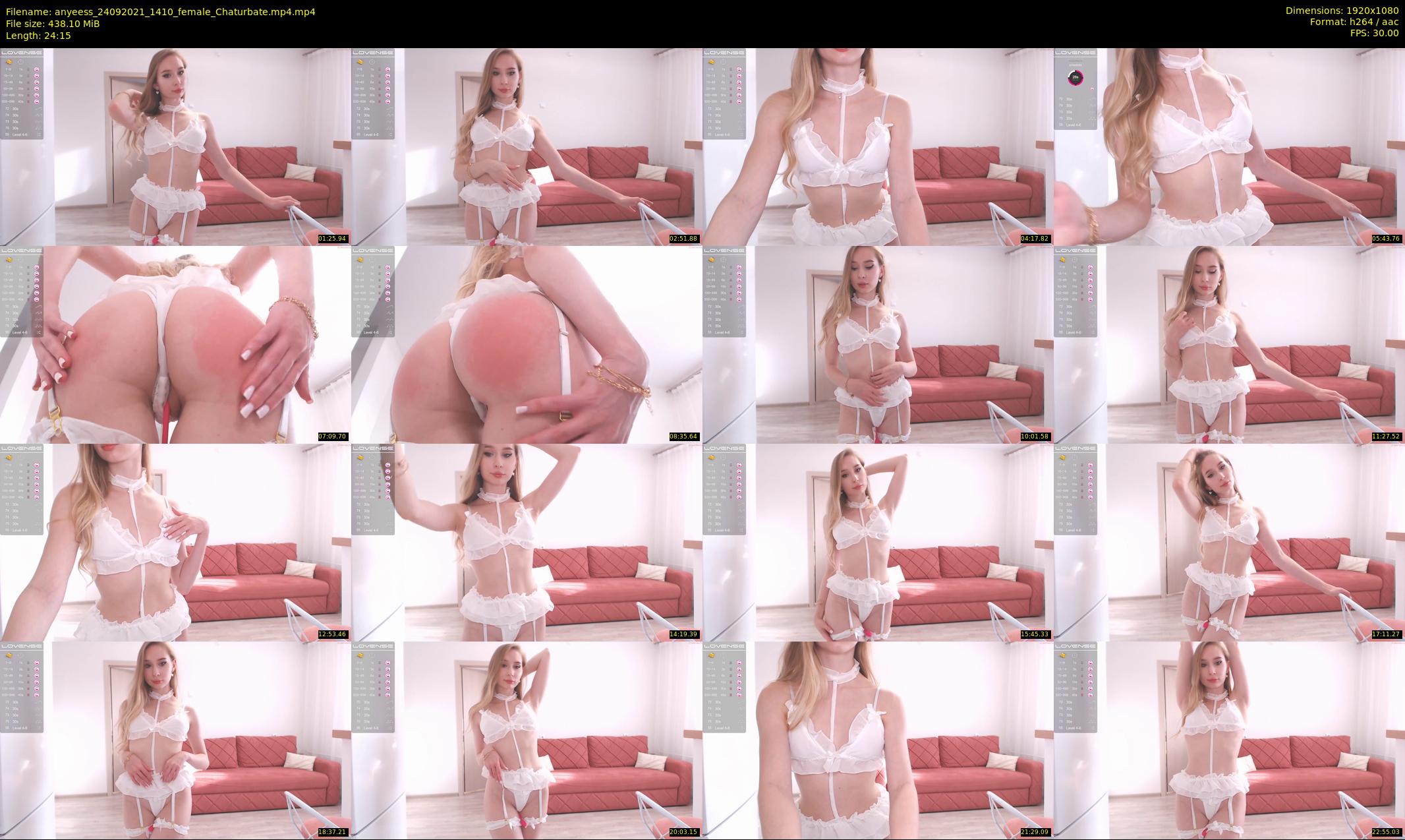 anyeess — 25 minute Chaturbate female cam show recording, 1080p, Sep 24, 2021