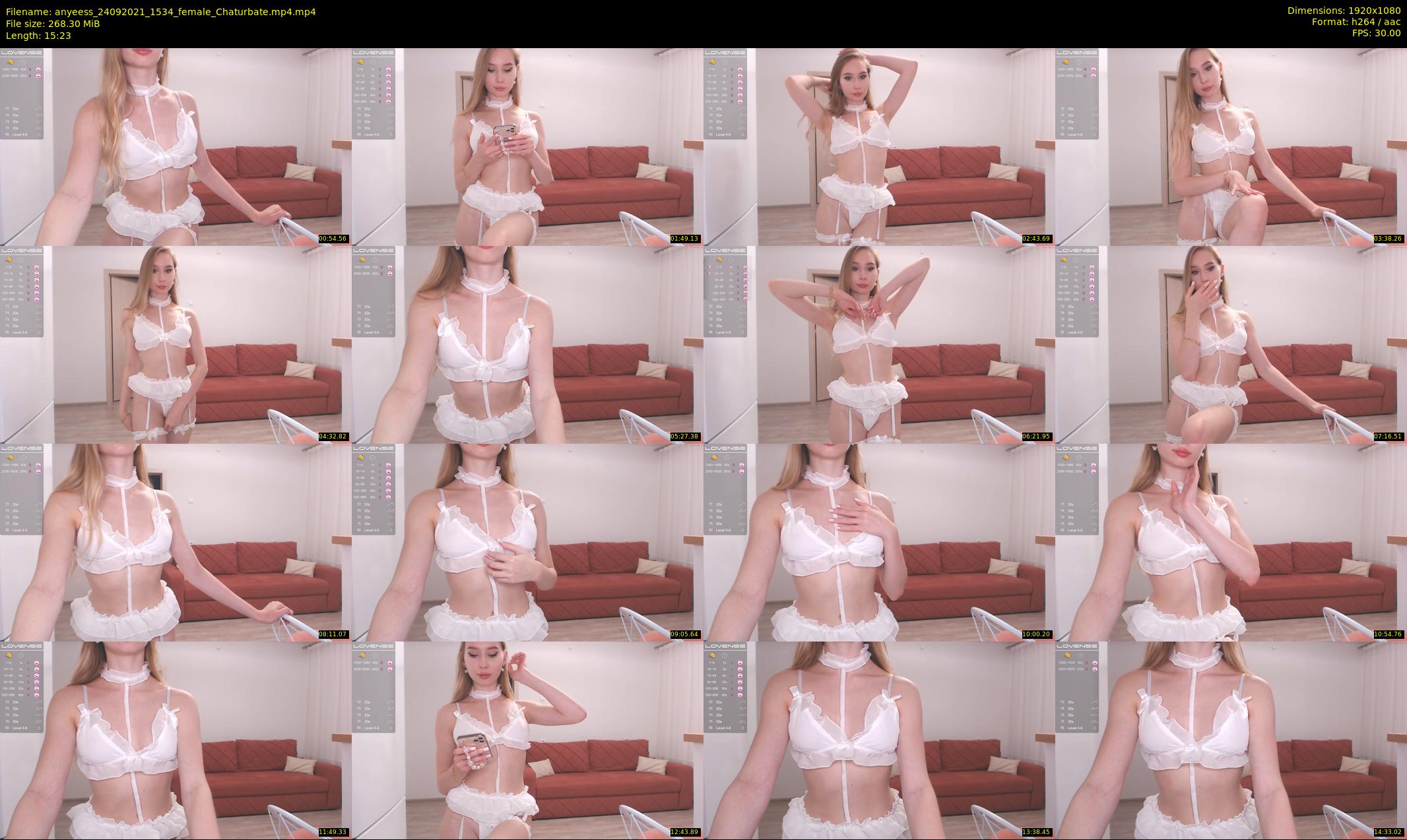 anyeess — 16 minute Chaturbate female cam show recording, 1080p, Sep 24, 2021