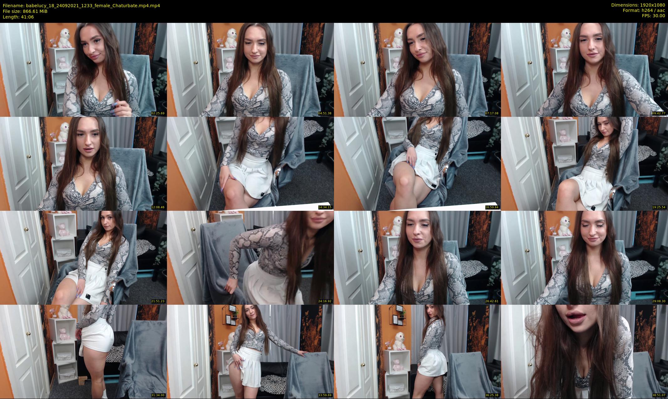 babelucy_18 — 42 minute Chaturbate female cam show recording, 1080p, Sep 24, 2021