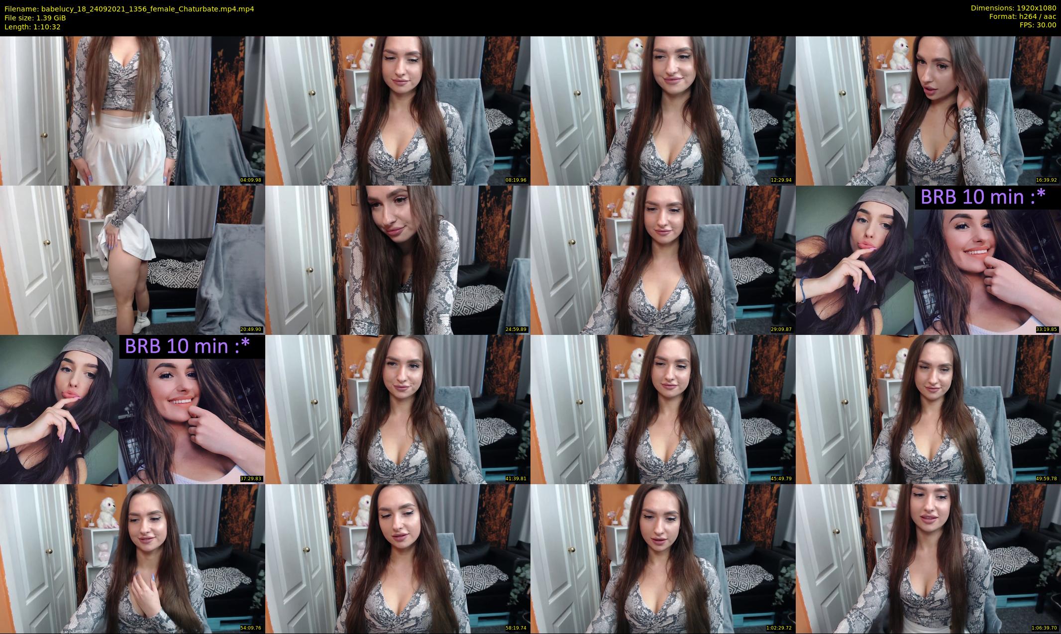 babelucy_18 — 71 minute Chaturbate female cam show recording, 1080p, Sep 24, 2021