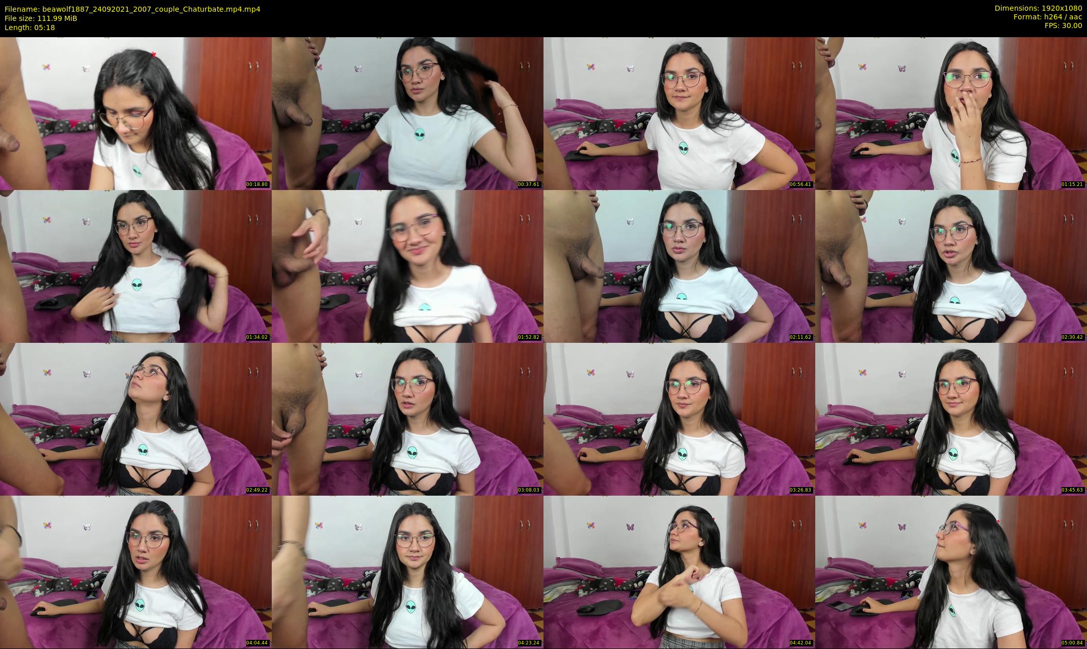 beawolf1887 — 6 minute Chaturbate couple cam show recording, 1080p, Sep 24, 2021