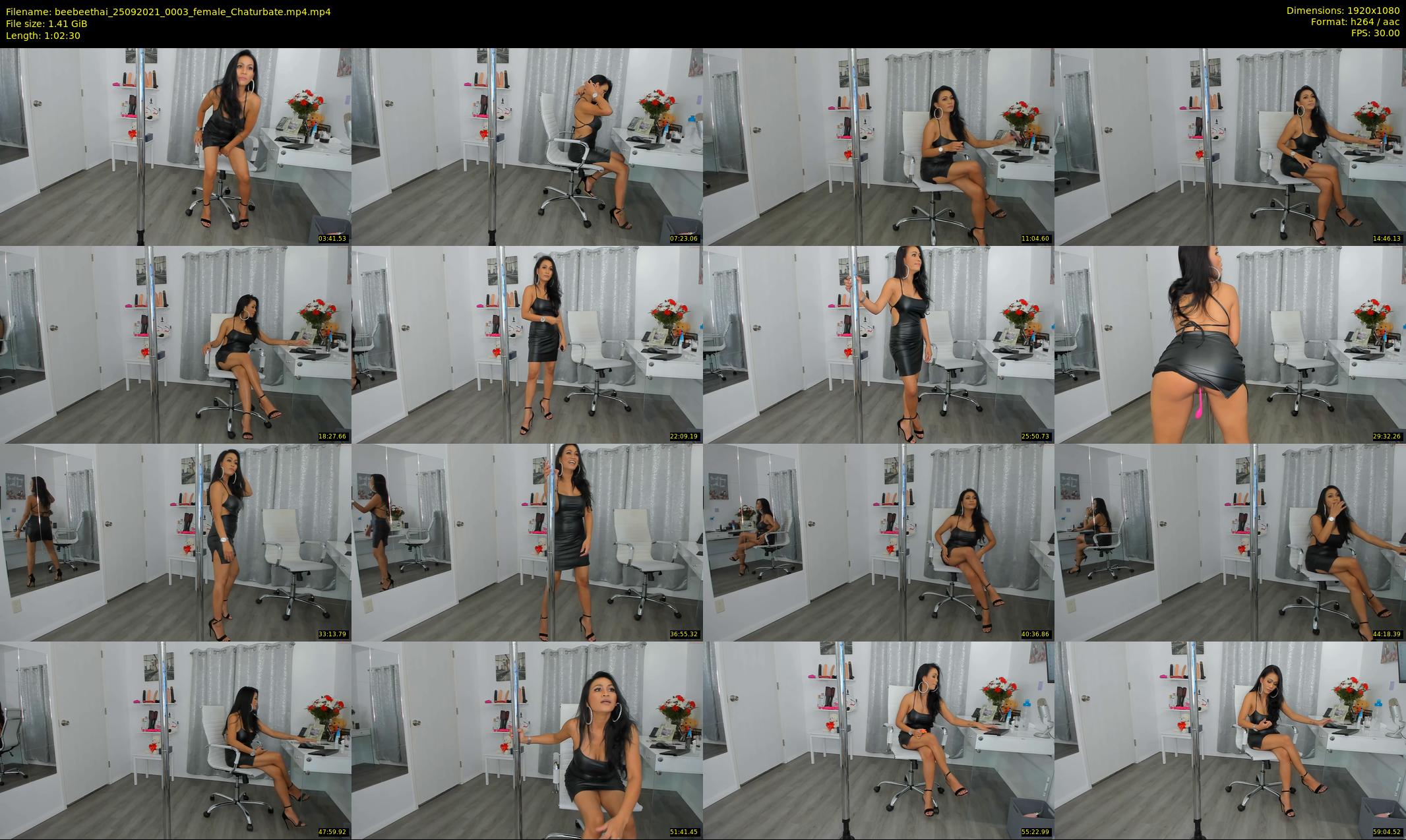 beebeethai — 63 minute Chaturbate female cam show recording, 1080p, Sep 25, 2021