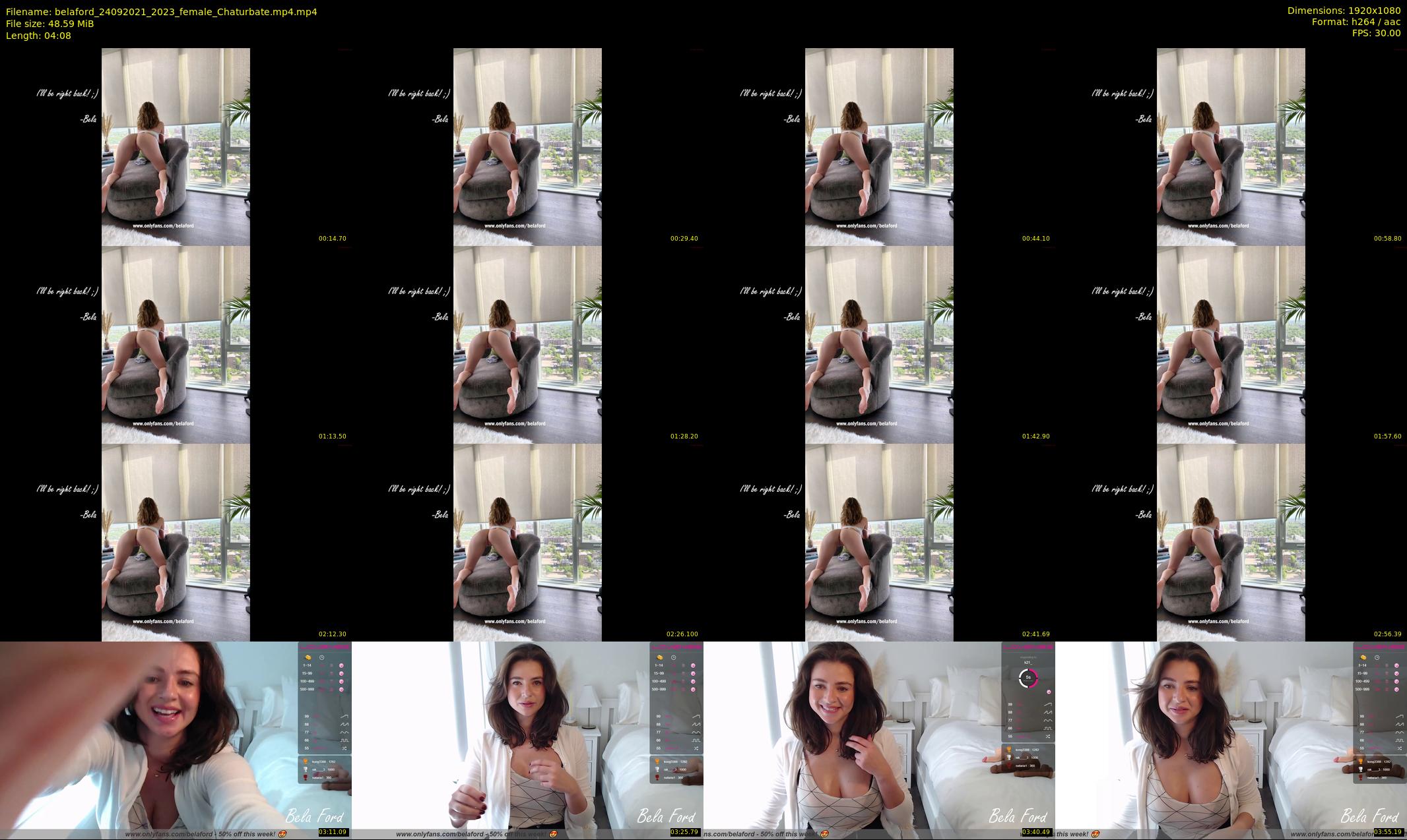 belaford — 5 minute Chaturbate female cam show recording, 1080p, Sep 24, 2021