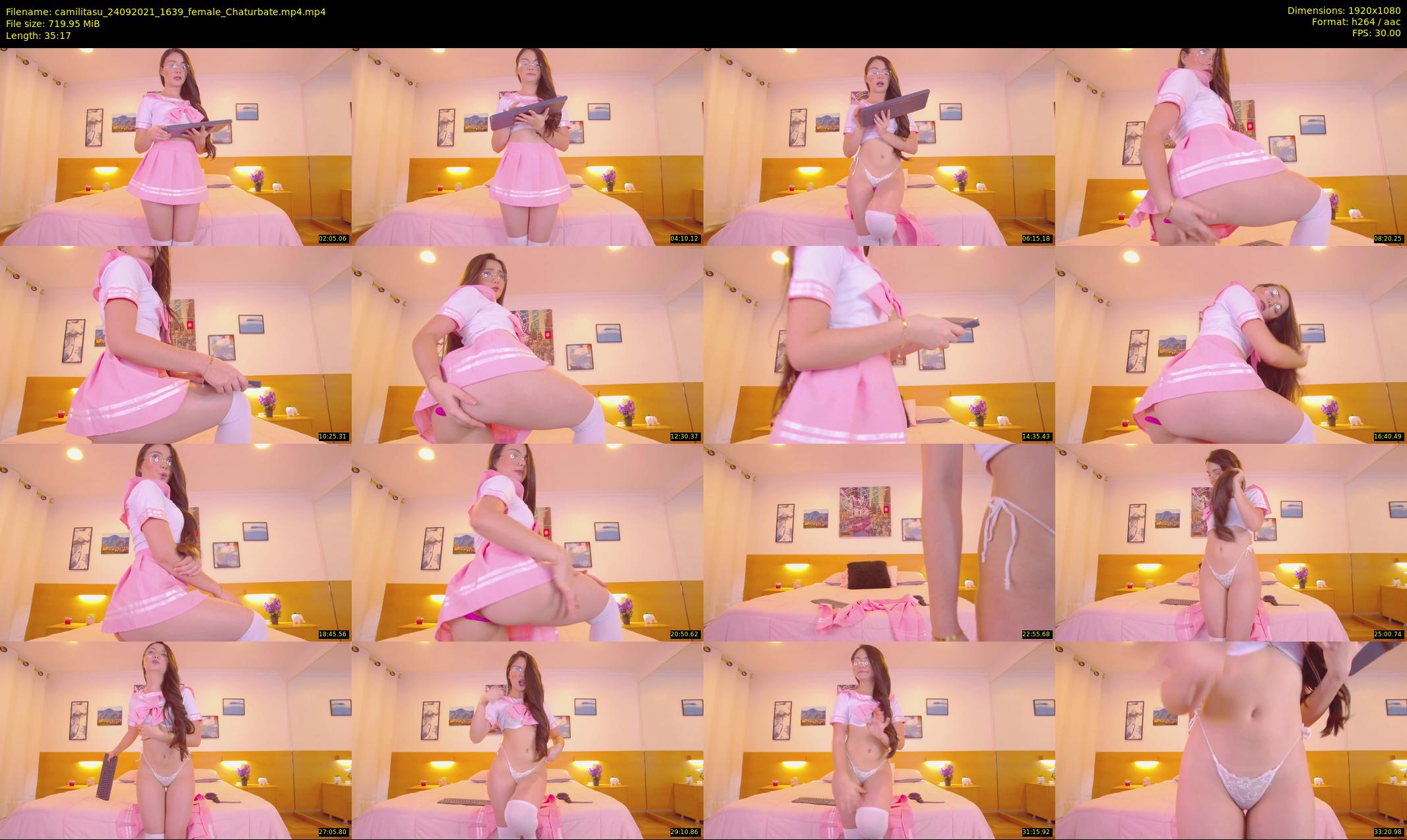 camilitasu — 36 minute Chaturbate female cam show recording, 1080p, Sep 24, 2021