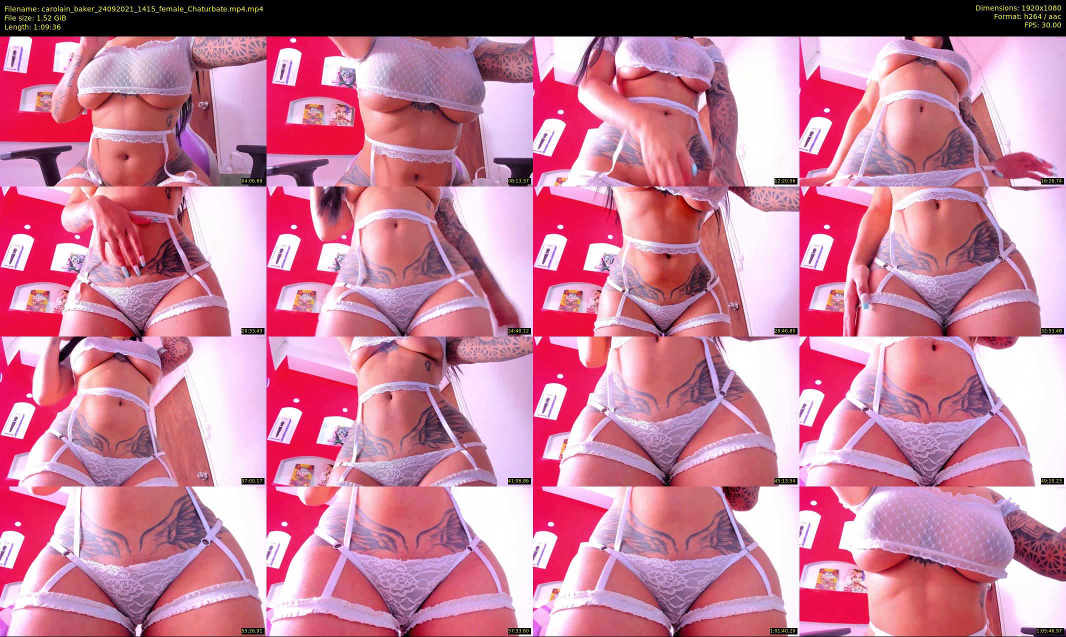 carolain_baker — 70 minute Chaturbate female cam show recording, 1080p, Sep 24, 2021
