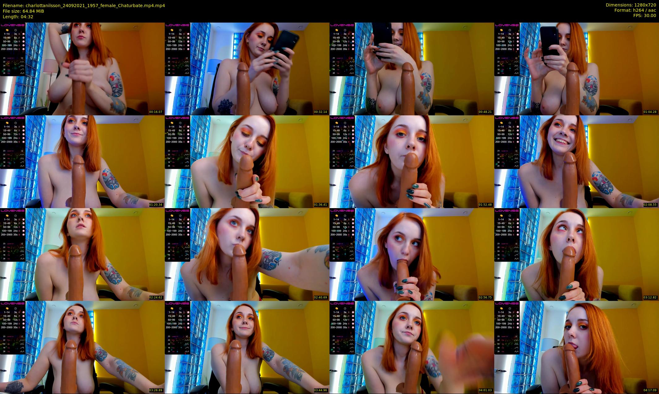 charlottanilsson — 5 minute Chaturbate female cam show recording, 720p, Sep 24, 2021