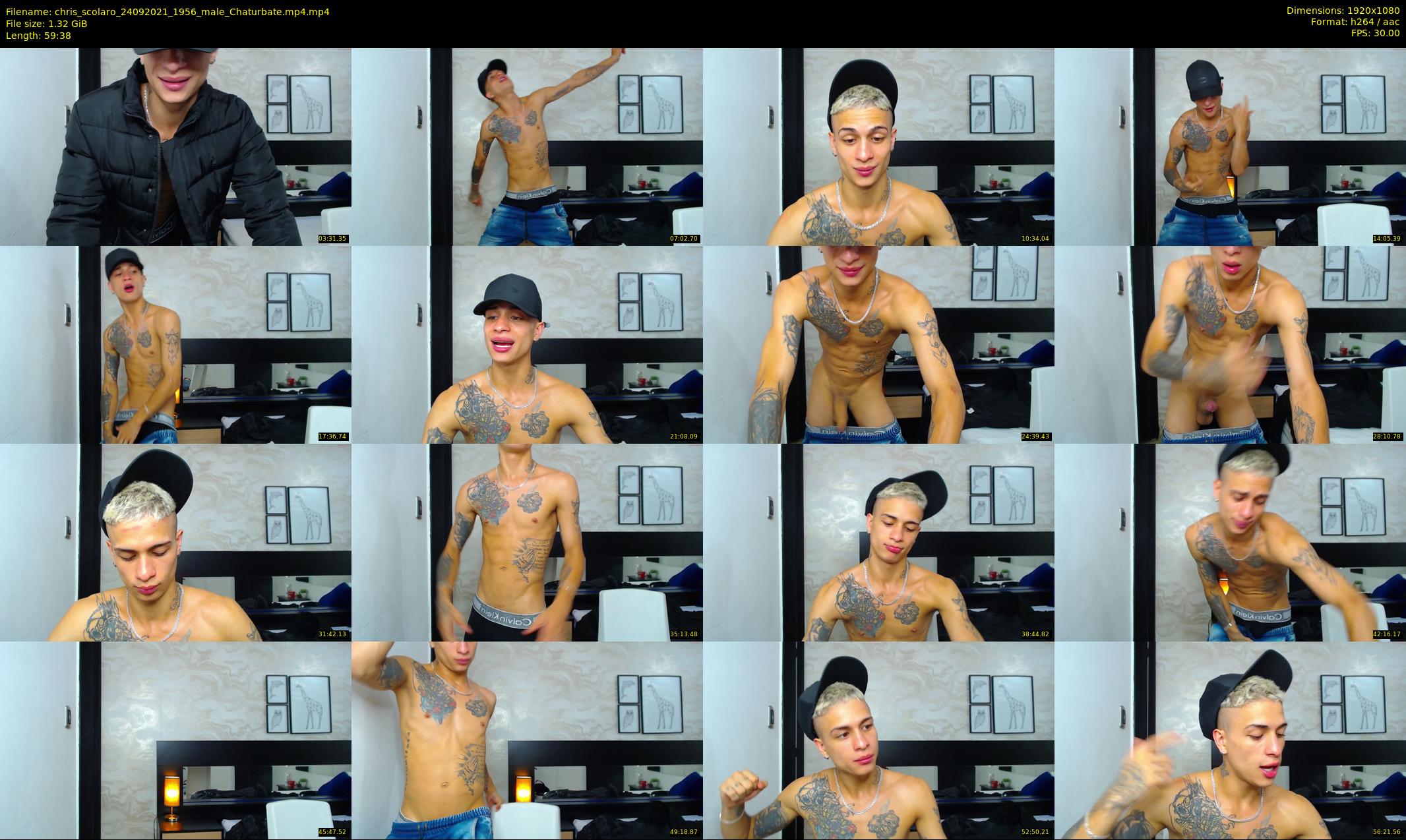 chris_scolaro — 60 minute Chaturbate male cam show recording, 1080p, Sep 24, 2021