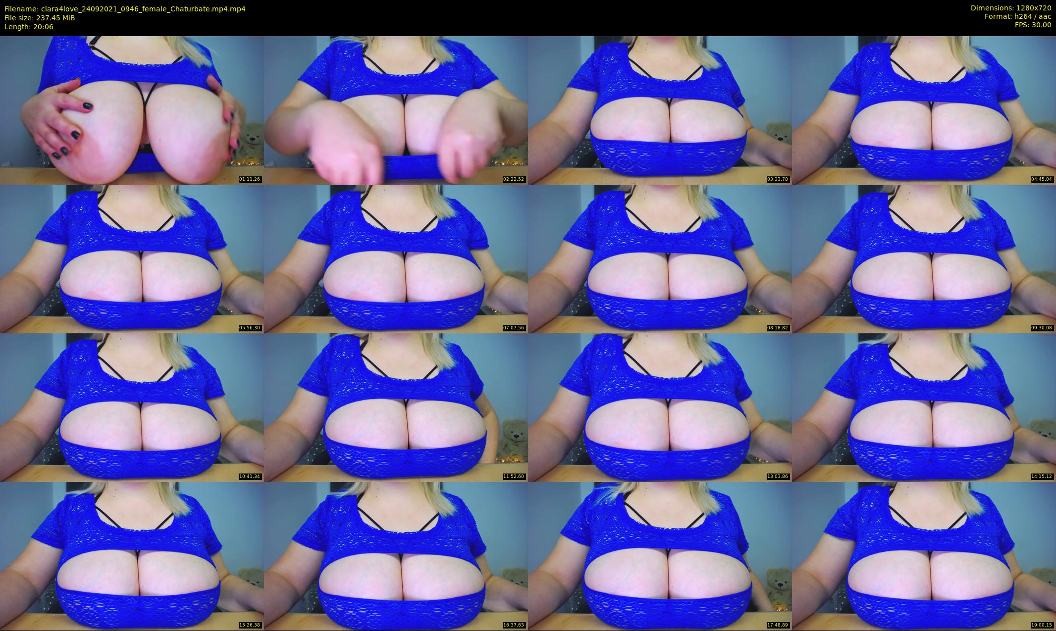 clara4love — 21 minute Chaturbate female cam show recording, 720p, Sep 24, 2021